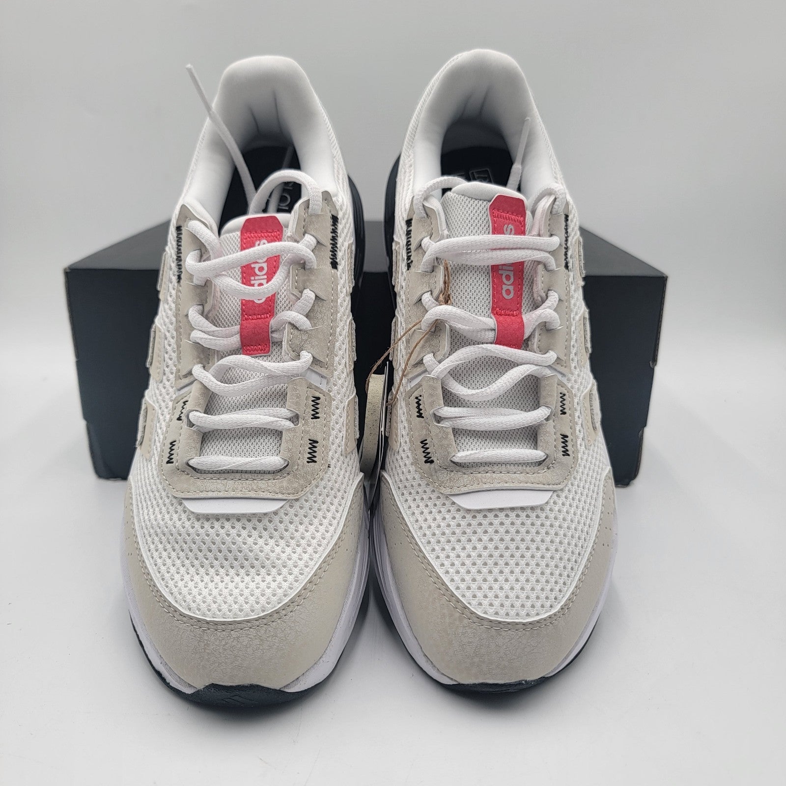 Adidas Astrastar Cloudfoam Men’s Running Shoes White Beige Size 7.5 JQ44792