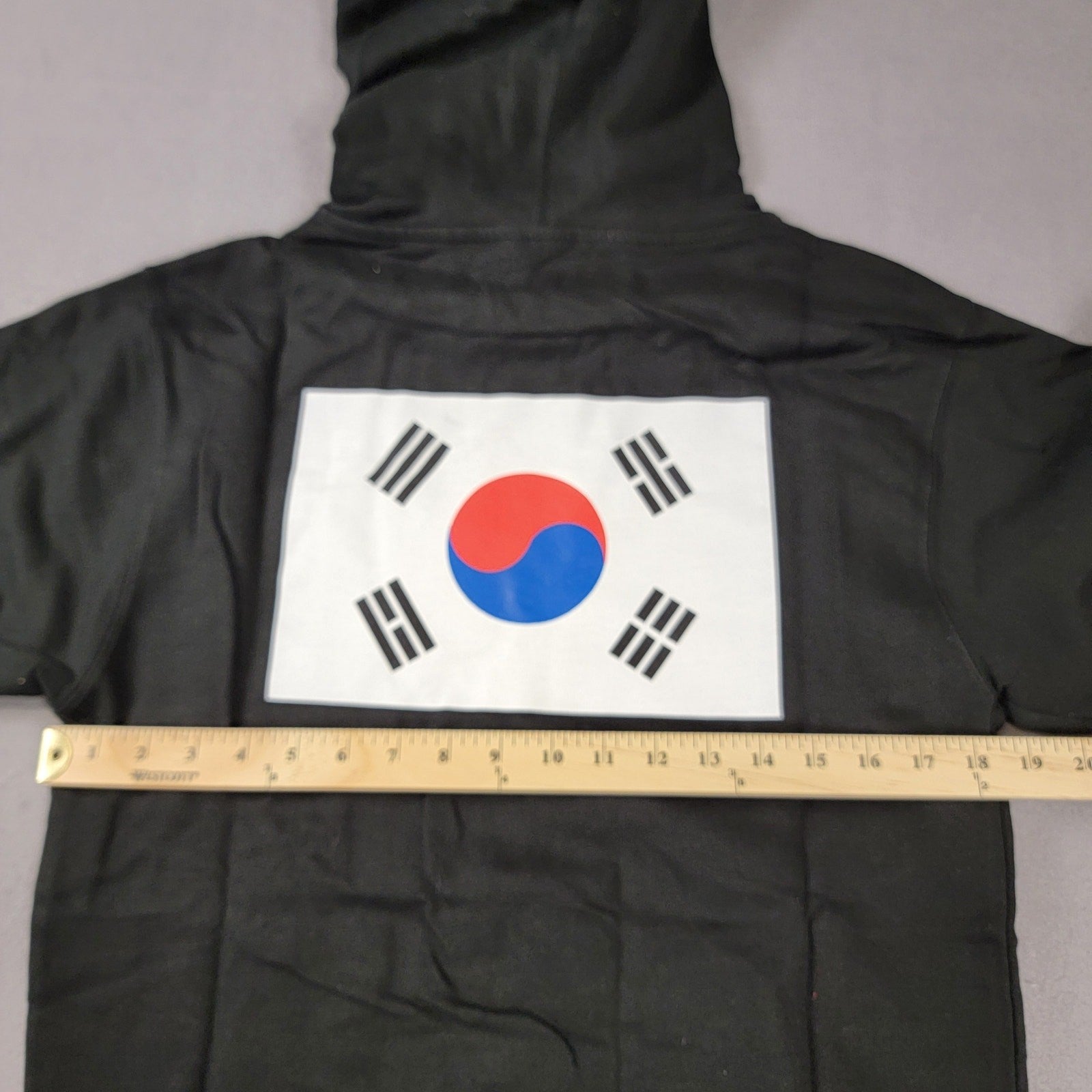 Anti Social Social Club 'Korea" Black Hoodie Sz S (590) NWOT4