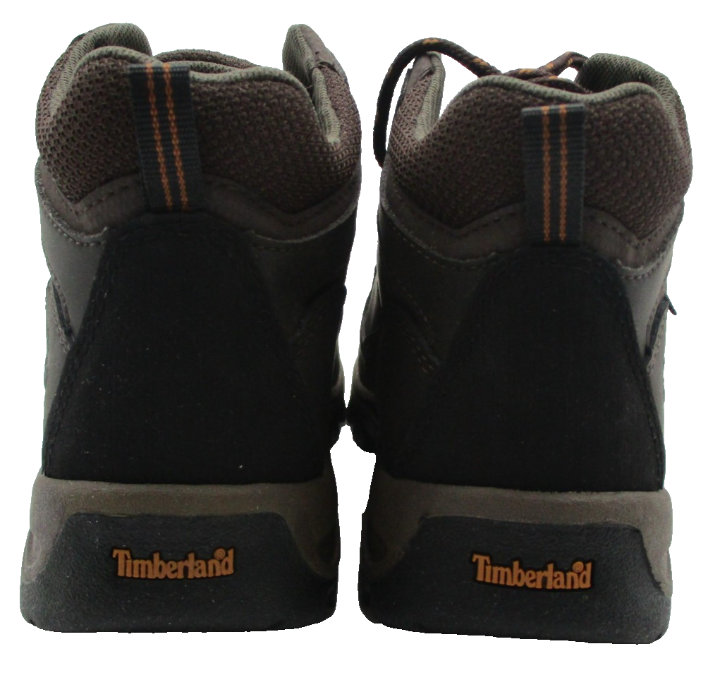 Timberland Boots Boys Sz 2 Brown Waterproof Leather Hiking Snow Trail A16I3 1C16