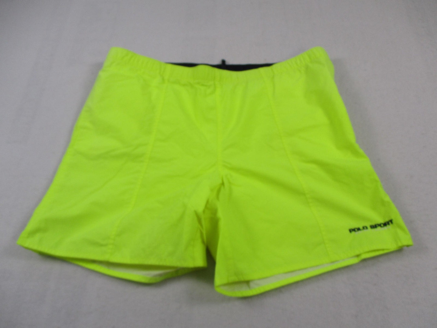 Polo Sport Ralph Lauren Swim Trunks Mens XL Yellow Neon Mesh Lined 17300