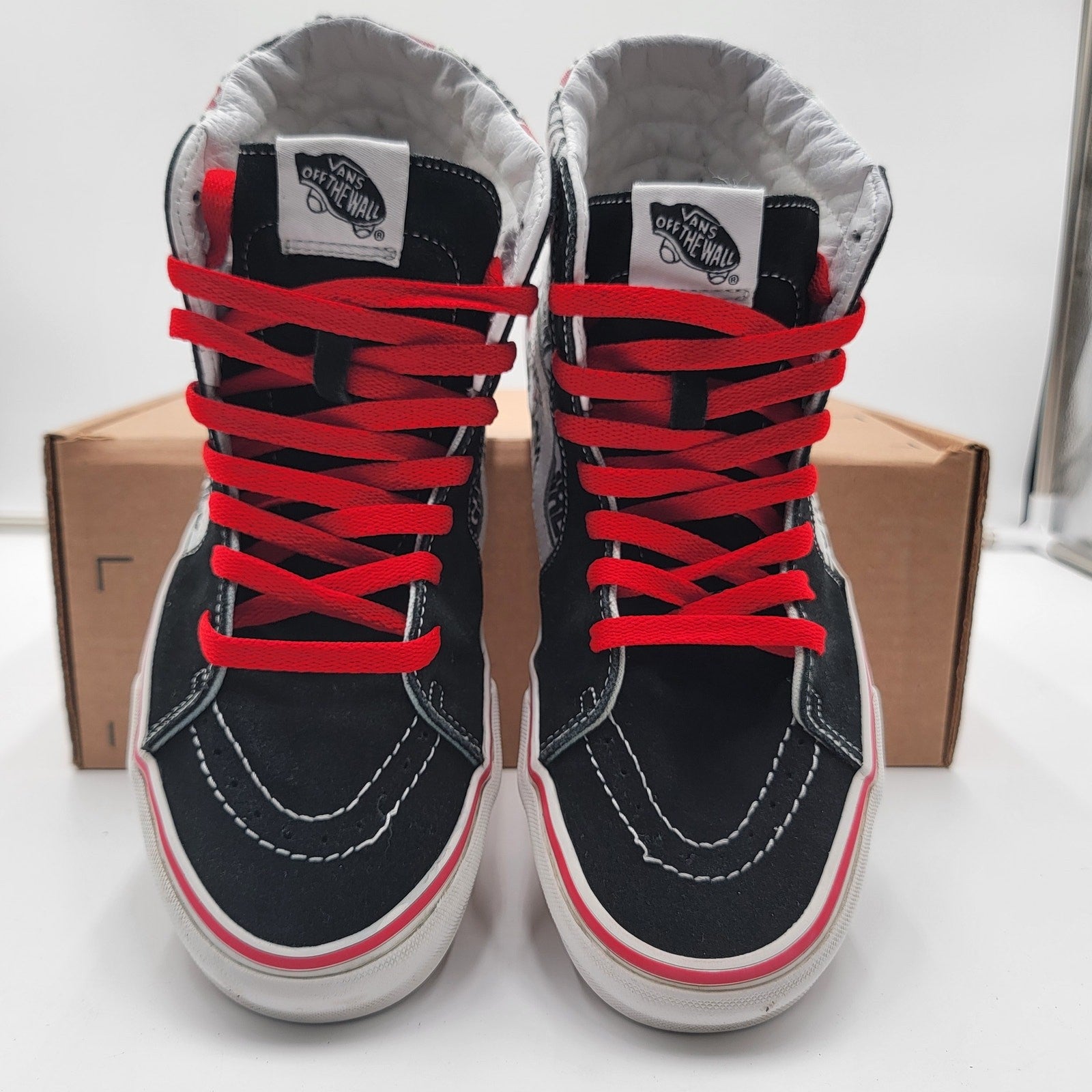 Vans Sk8 Hi (i Heart) Black/White Sz 9M/10.5W