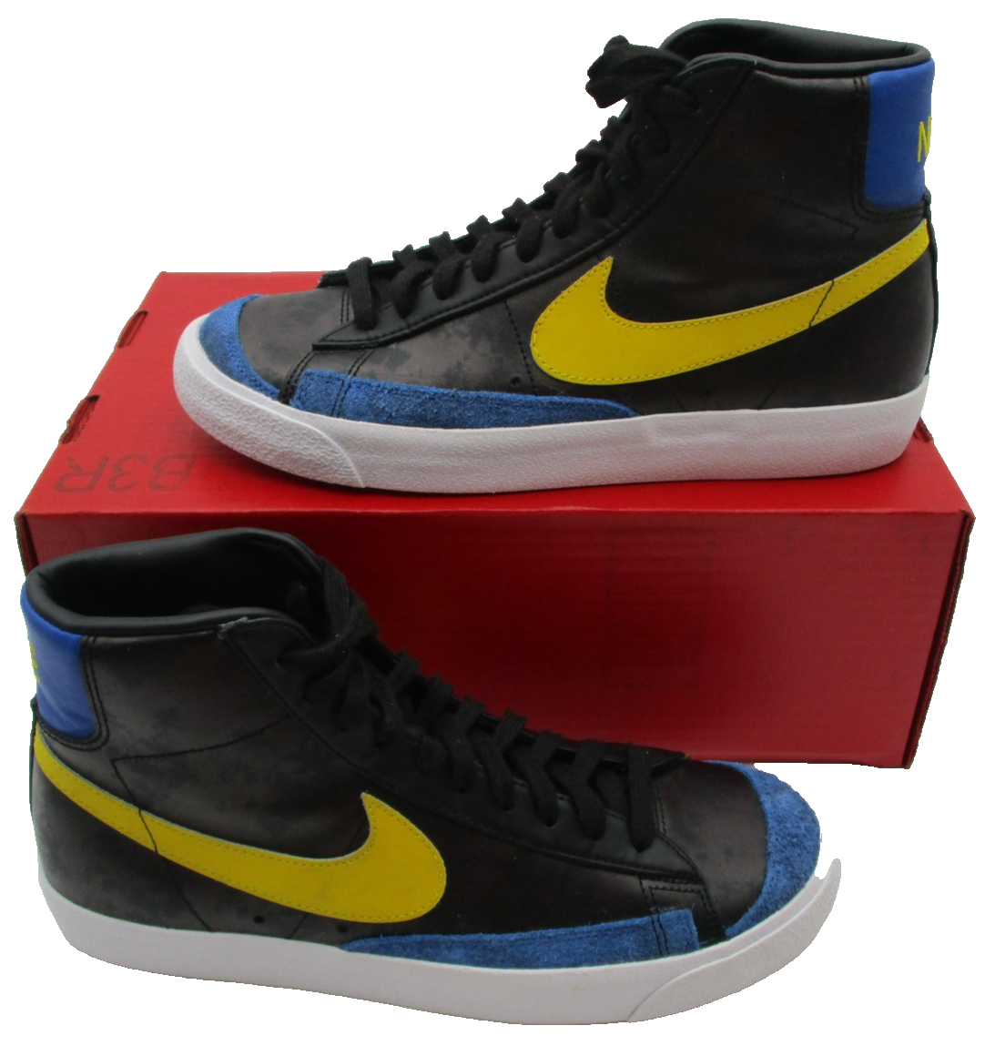Nike Blazer Mid '77 Peace Love Basketball Shoes Mens 8.5 Black DC1414-001 (1U6)2