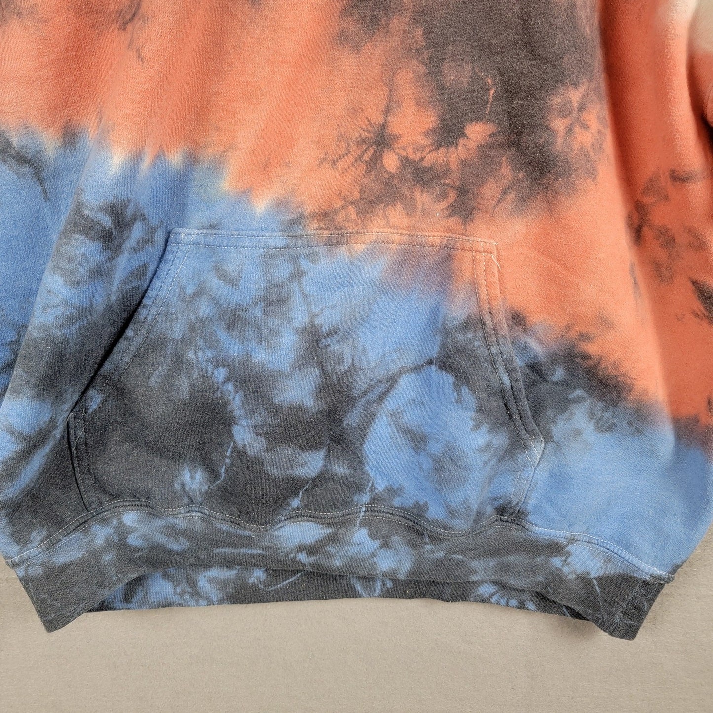 AHoles Live Forever MultiColor TieDye Pullover Hoodie Sz XL
