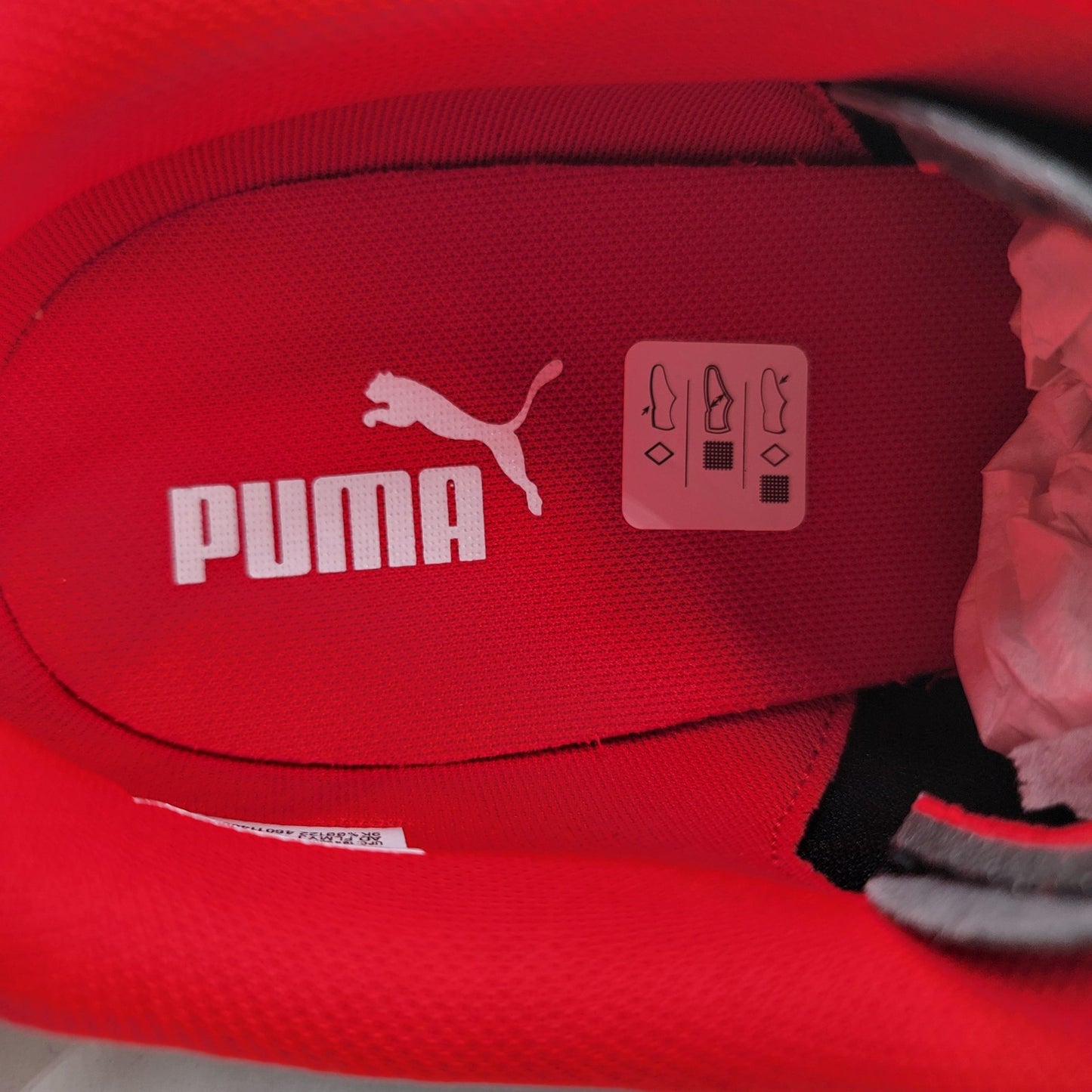 Puma Ferrari Roma Via Perf Shoes Mens Size 13 Black Red Driving Style 306855016