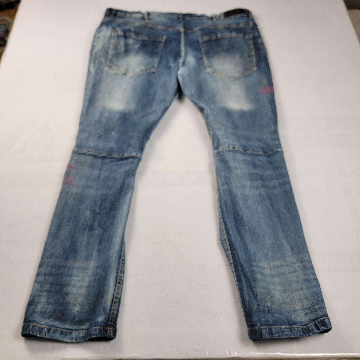Another Hype Piece Jeans Men's 44x33 Distressed Ripped Paint Splatter