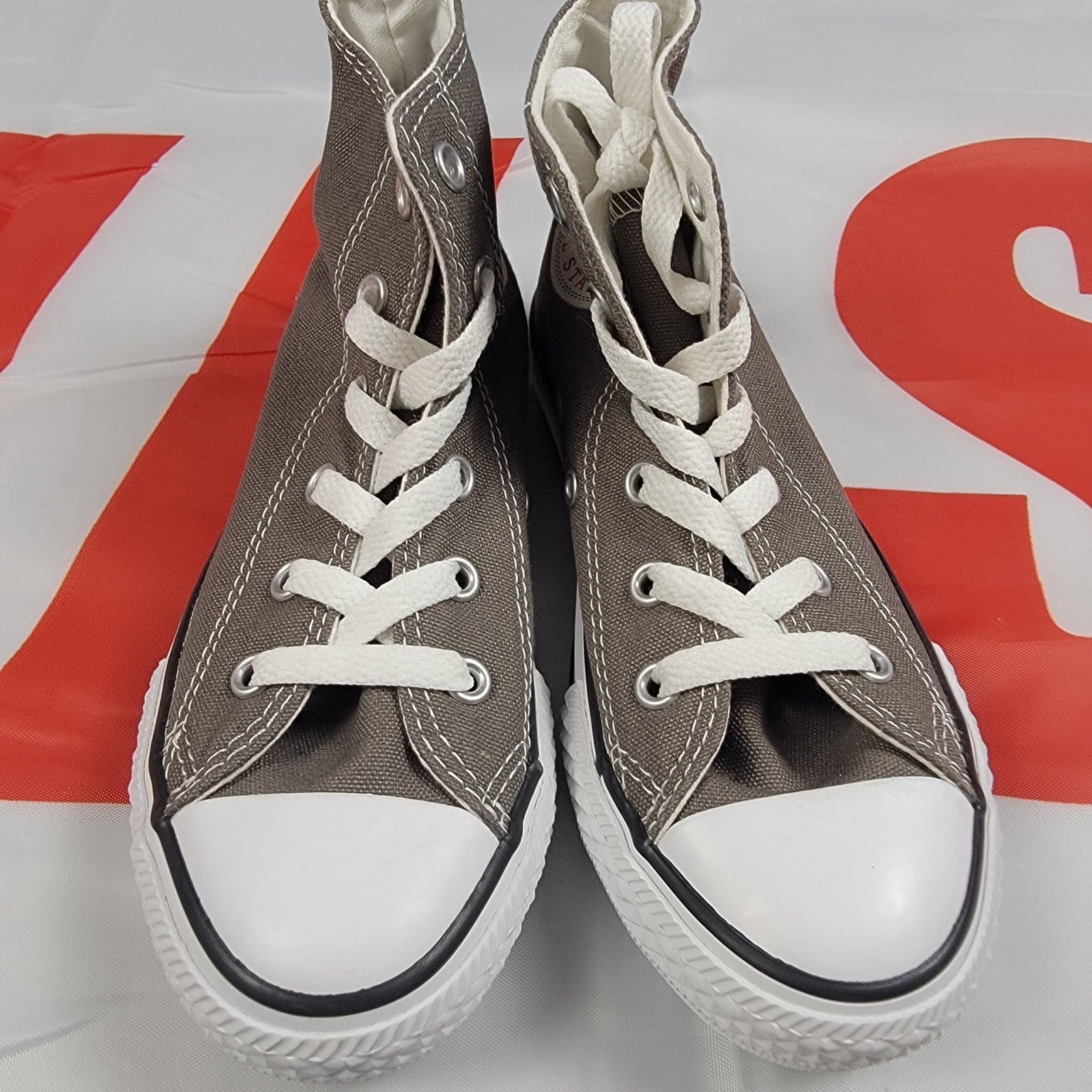 Converse CTAS Hi Canvas Charcoal Youth Sz 13 3J793C