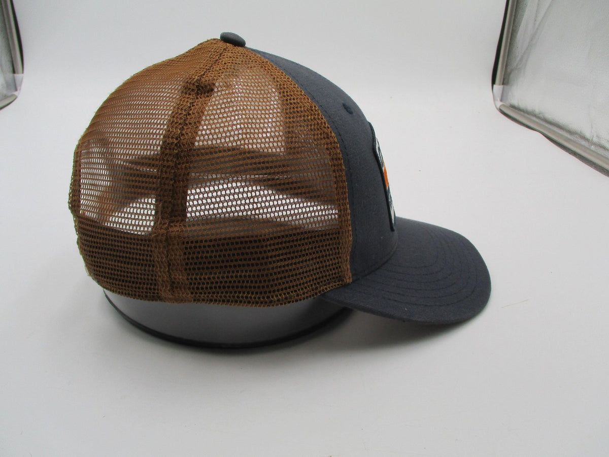 Orvis Hat Cap Snap Back Mens One Size Gray Brown Trucker Mesh Tackle Patch7