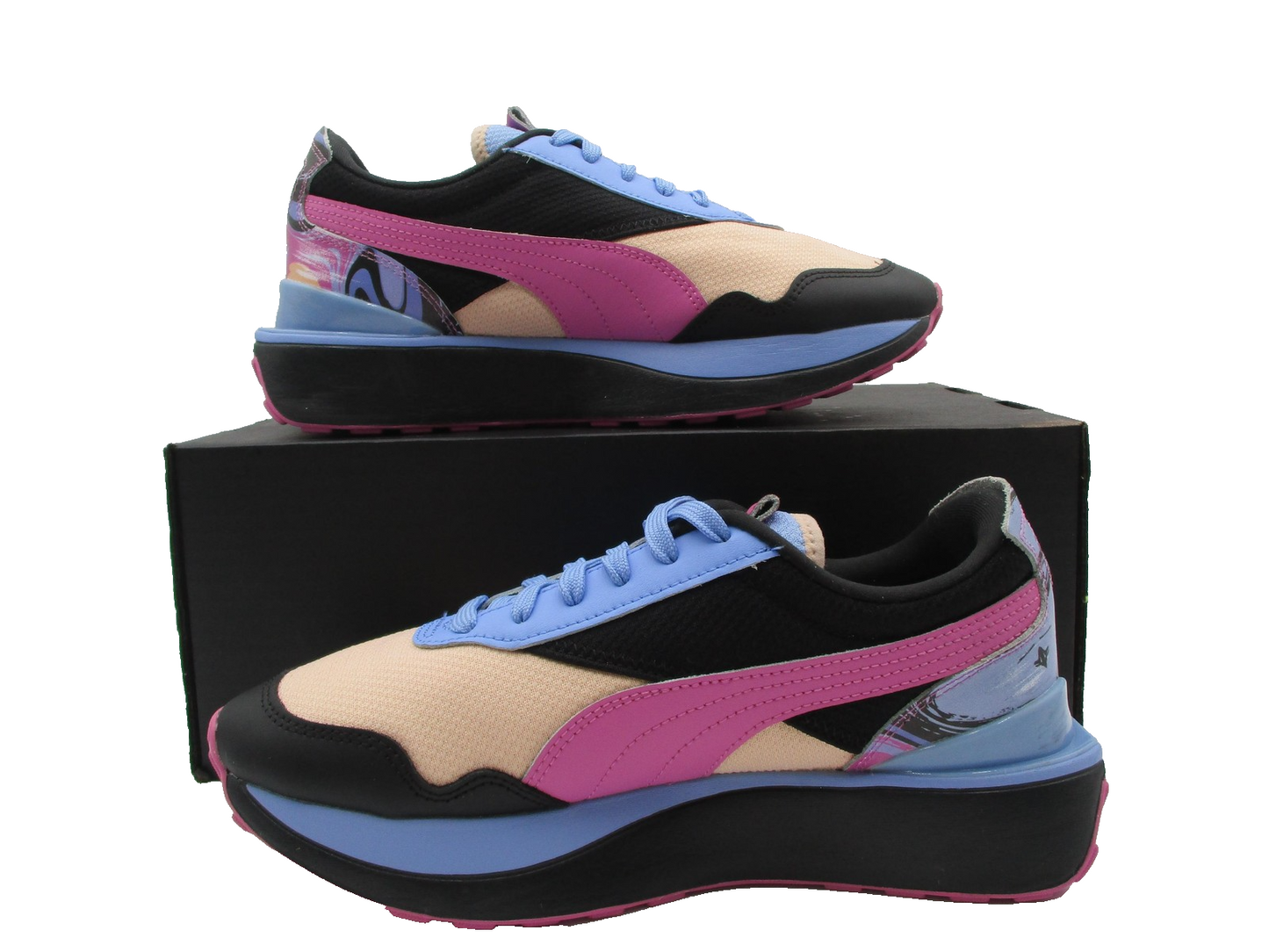 Puma Running System RS Womens Size 8 Pink Blue Black Sneakers 38300801 (1F4)3