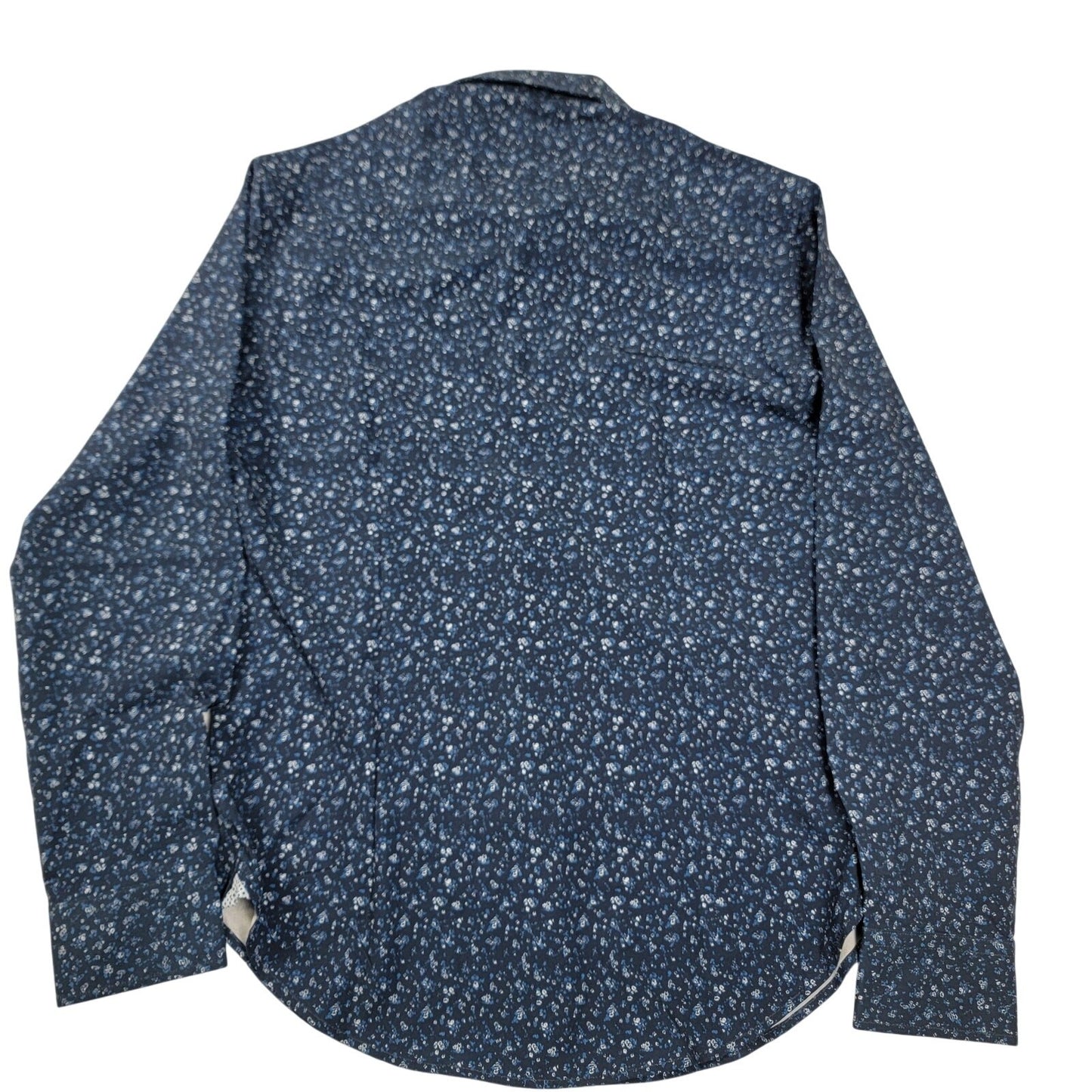 Men's English Laundry Long Sleeve Button Down Dk Blue Floral Sz S (608) NWT1