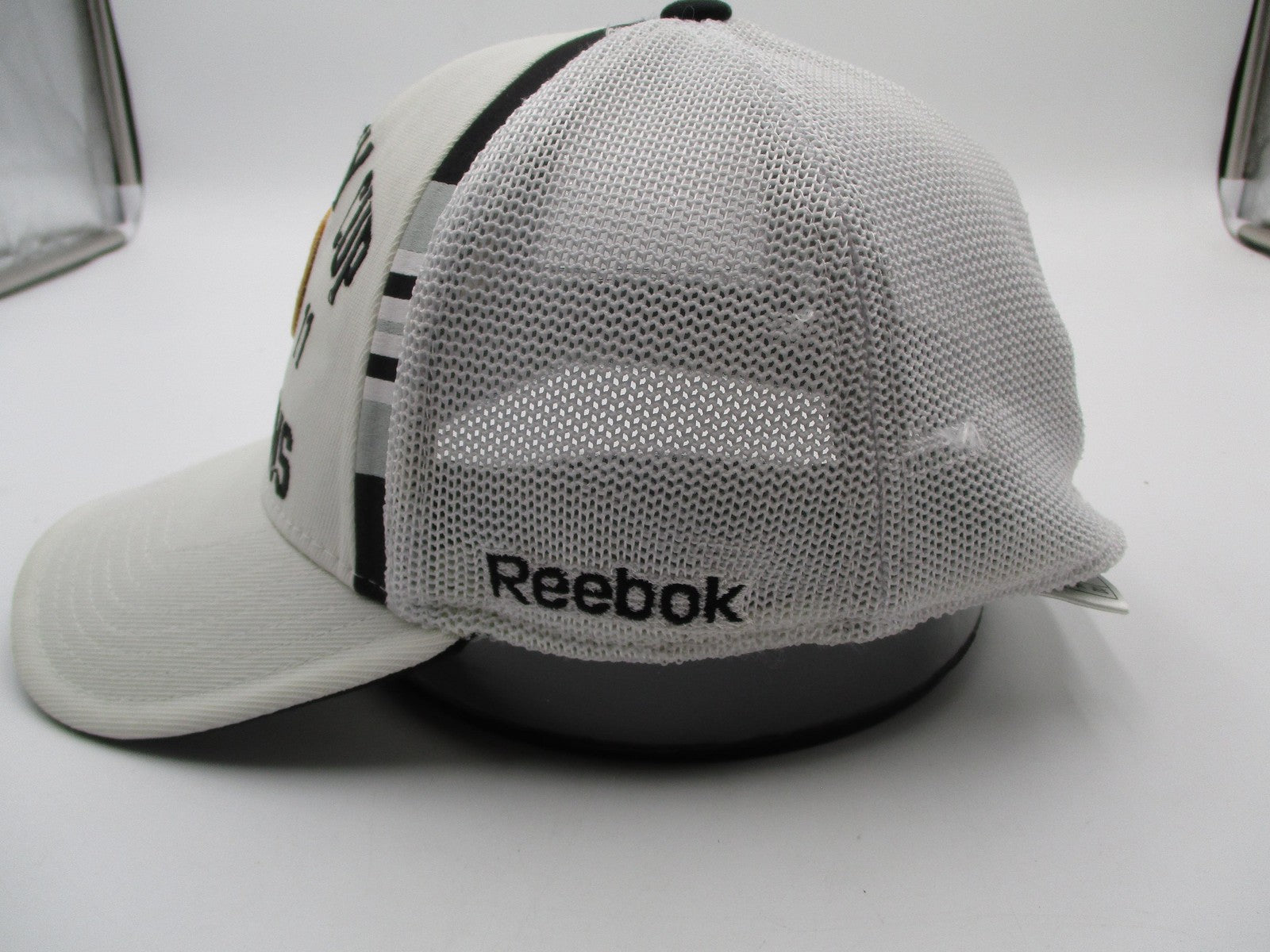 Boston Bruins Hat Cap Fitted One Size White NHL Hockey Mens Stanley Cup Reebok3