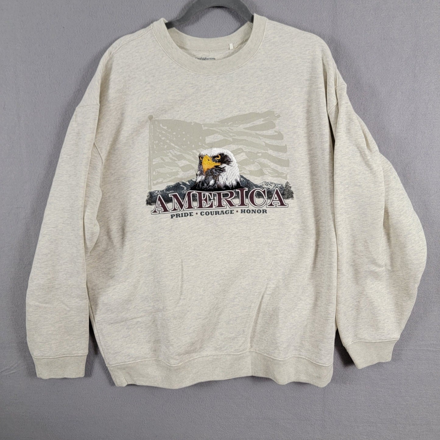Croft & Burrows American Pride Embroidered Eagle Sz L