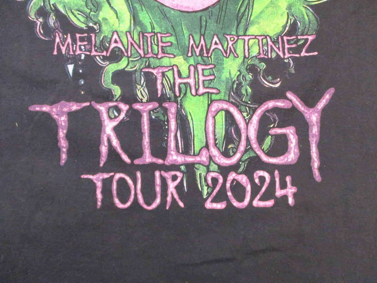 Melanie Martinez The Trilogy Tour 2024 Concert Tee Small Black 100% Cotton 15413