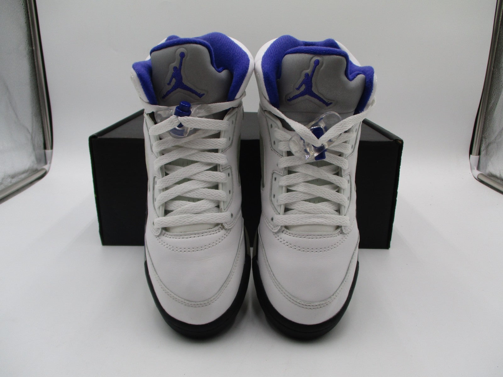 Nike Air Jordan 5 Retro GS Racer Blue White Black Size 5.5Y 440888141 1B12