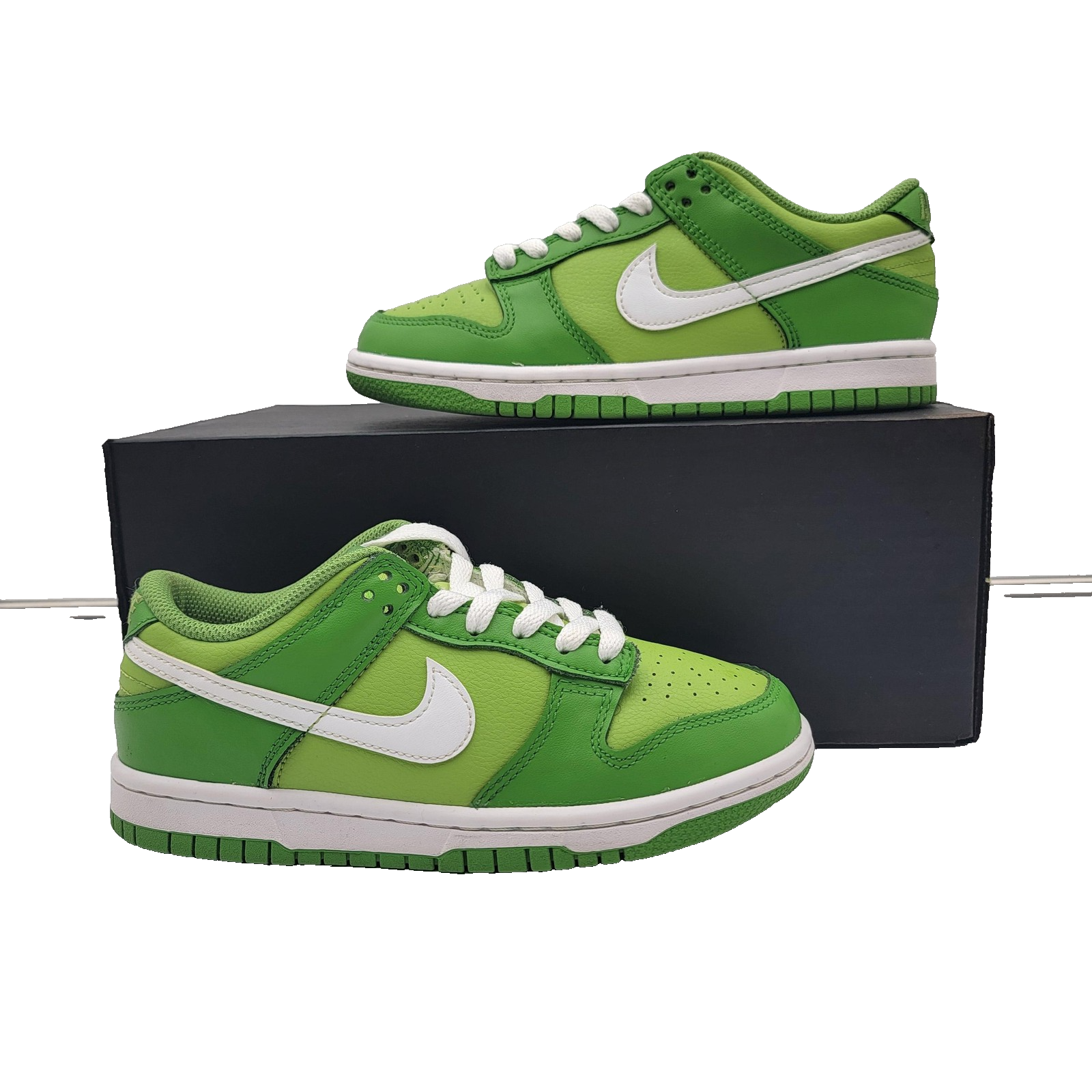 Nike Dunk Low Retro Mens Size 3.5Y Green White DH9765301 Low Top Sneakers