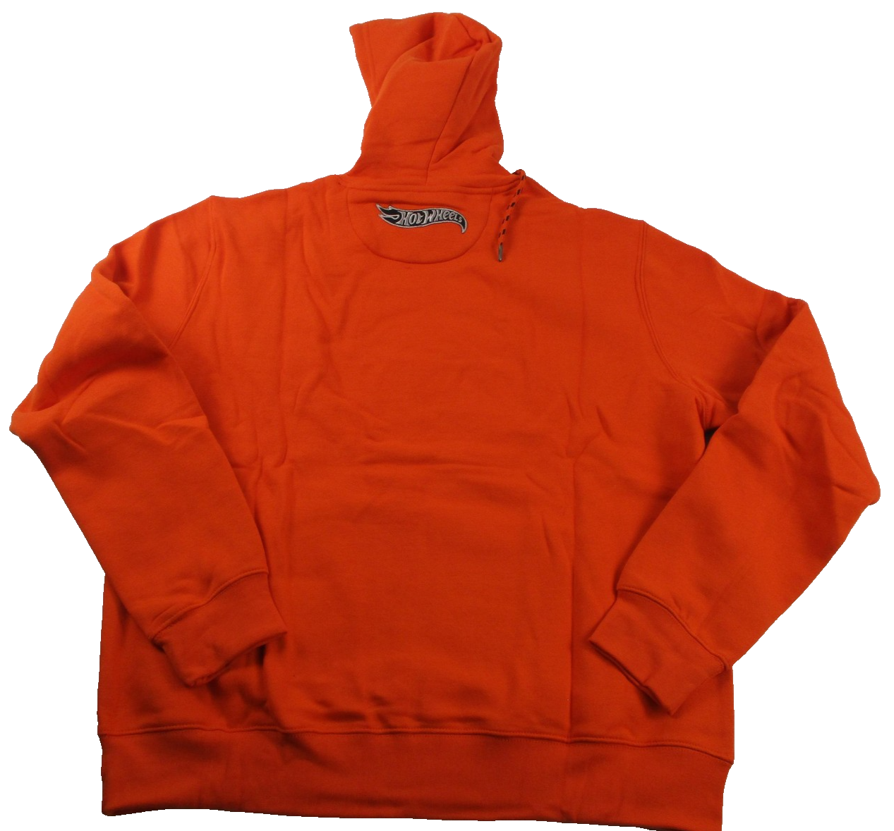 D73 USA Hoodie Mens 2XL Orange Skull Hot Wheels Pullover Fleece Sweatshirt 12901