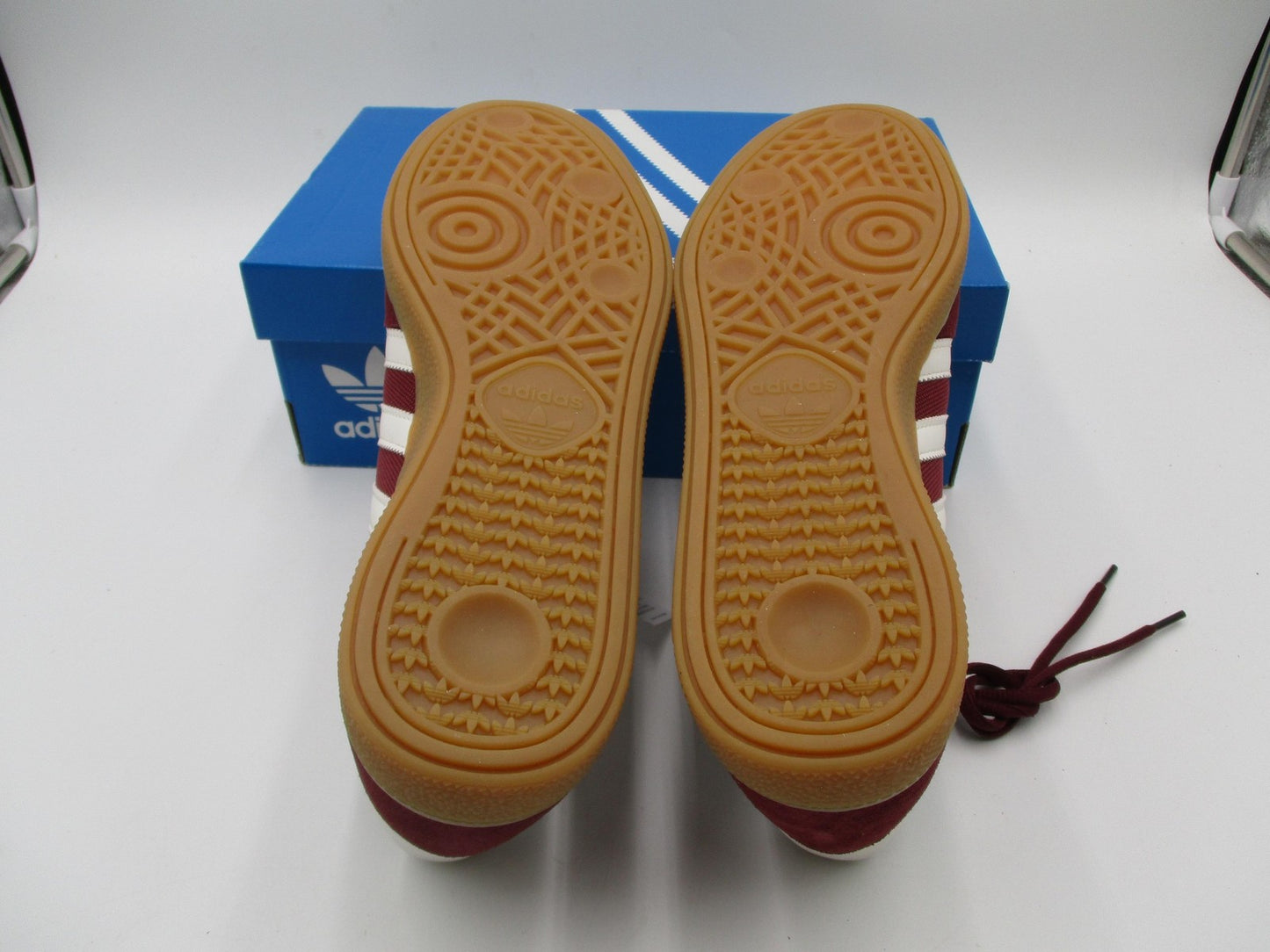 Adidas Handball Spezial Shoes Mens Size 10 Burgundy White Gum Suede JH543910