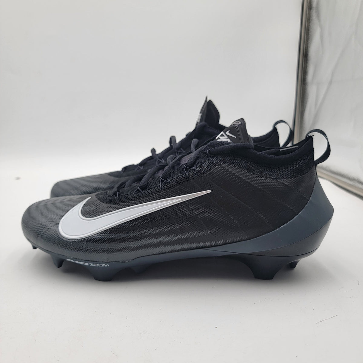 Nike Zoom Vapor Elite Football Cleats Black/White/Gray 12.5 Wide NIB HV2724-0013