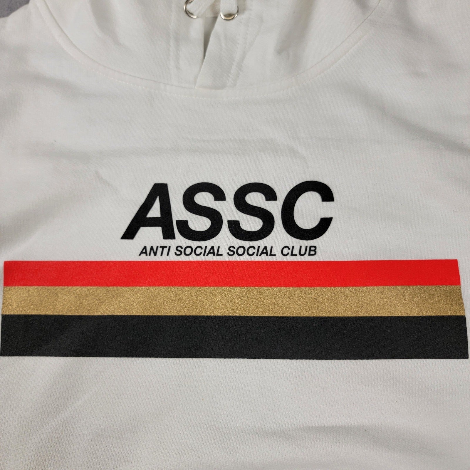 Anti Social Social Club Mens TypeR Hoodie White Size S
