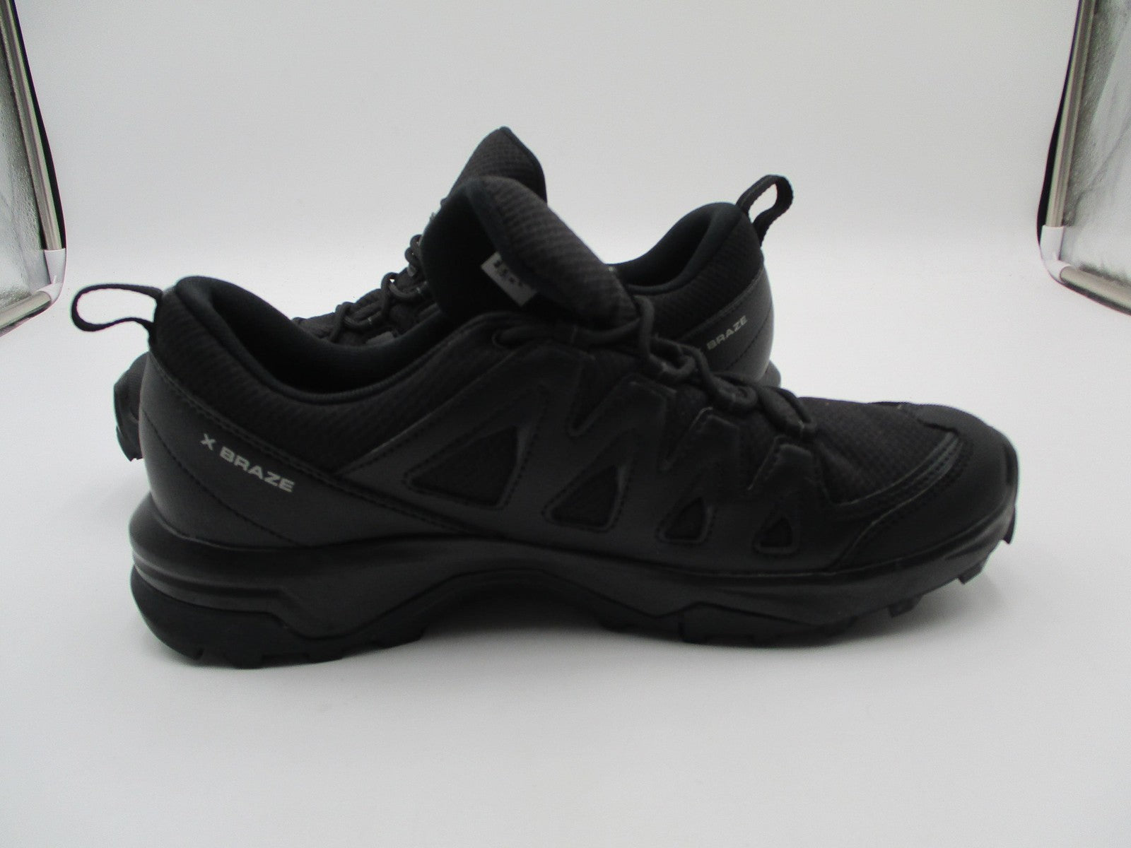Salomon X Braze GTX Shoes Mens Size 8.5 Black Gore-Tex Trail Hiking 4718047