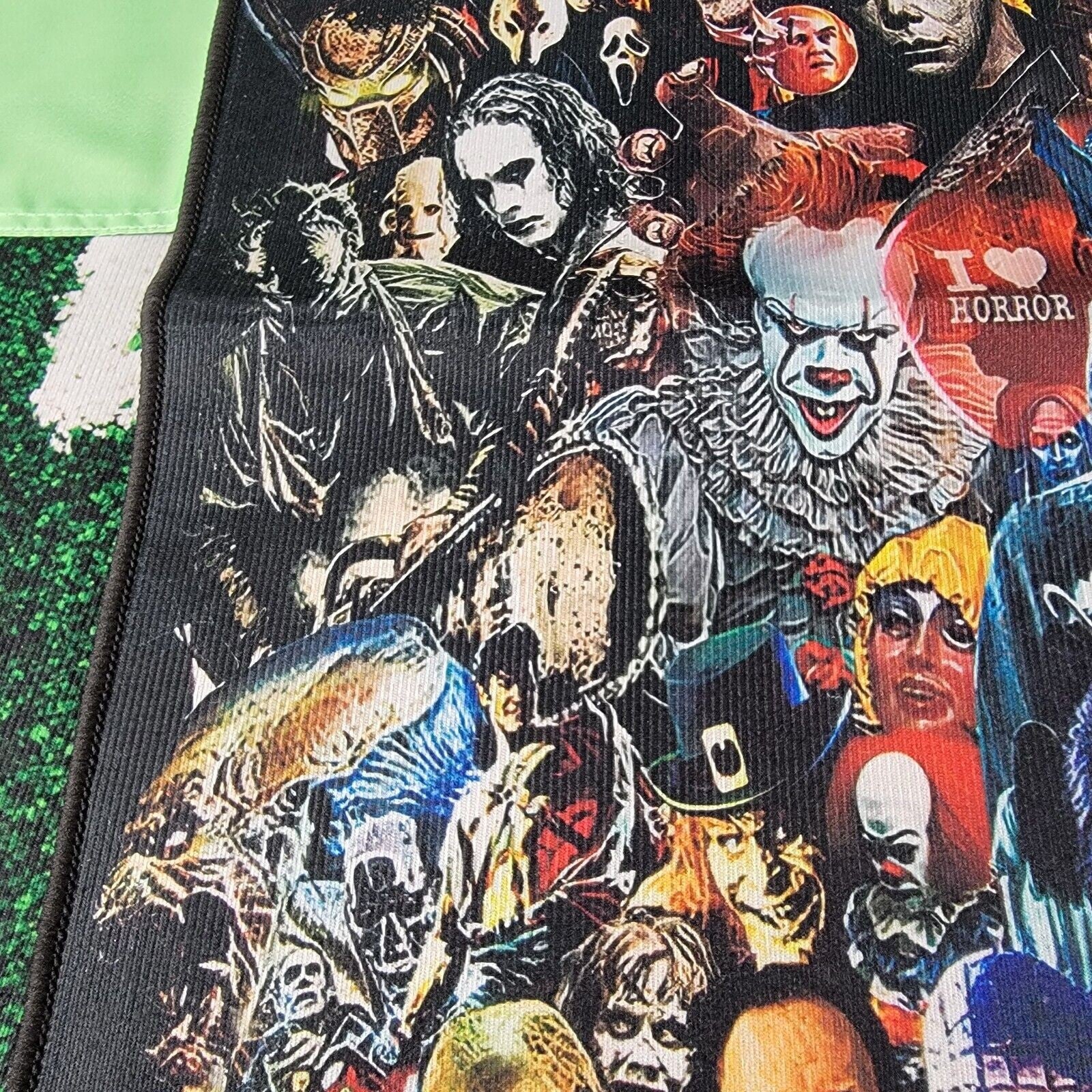 I ❤️ Horror Rug 31" x 19" Features your favorite TV and Movie Horror Characters4