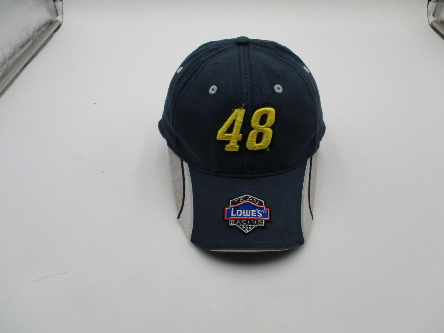 Jimmie Johnson 48 Lowes Racing Hat Cap Strap Back One Size Blue NASCAR Action2