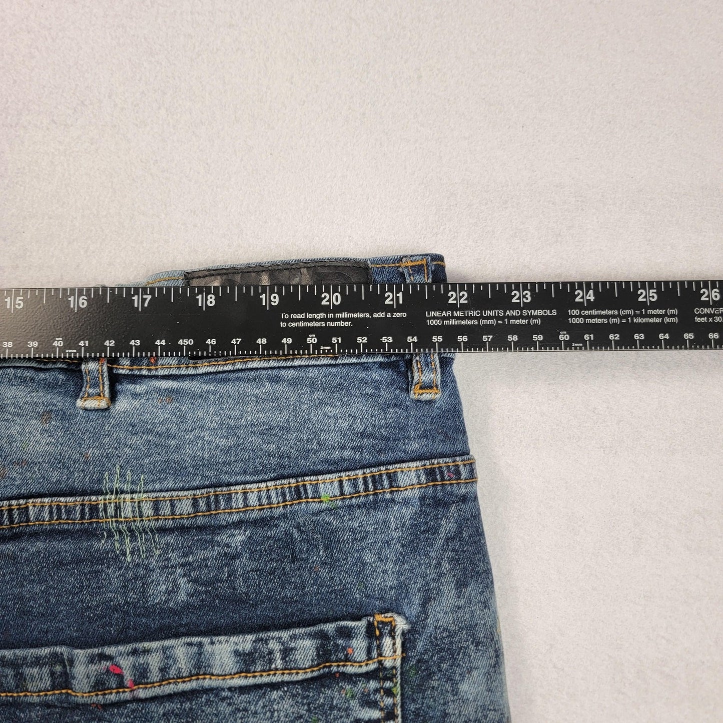 Another Hype Piece Jeans Men's 44x33 Distressed Ripped Paint Splatter