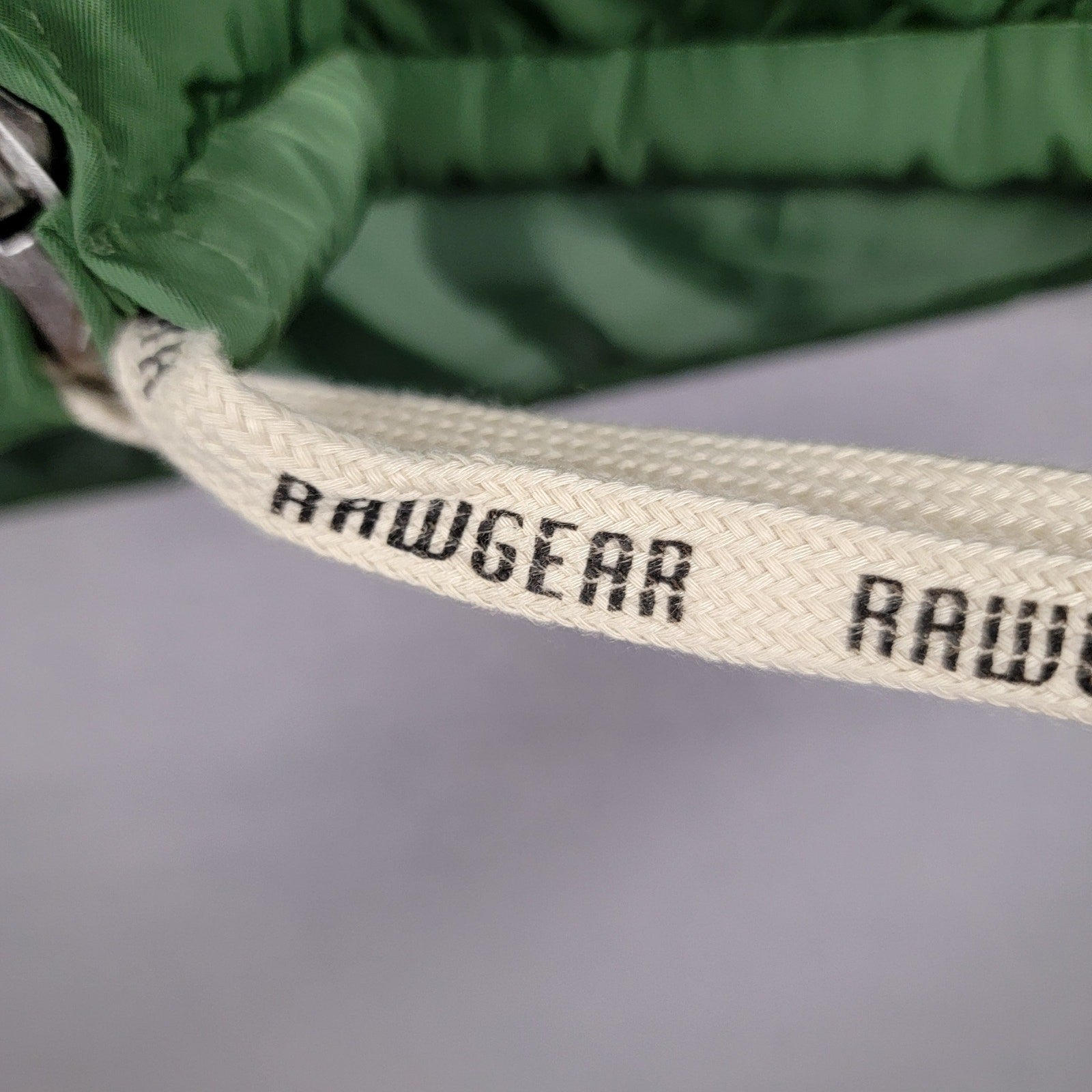RAWGEAR Men’s XL Puffer Vest Green Hooded Zip Up Streetwear Sleeveless Jacket3