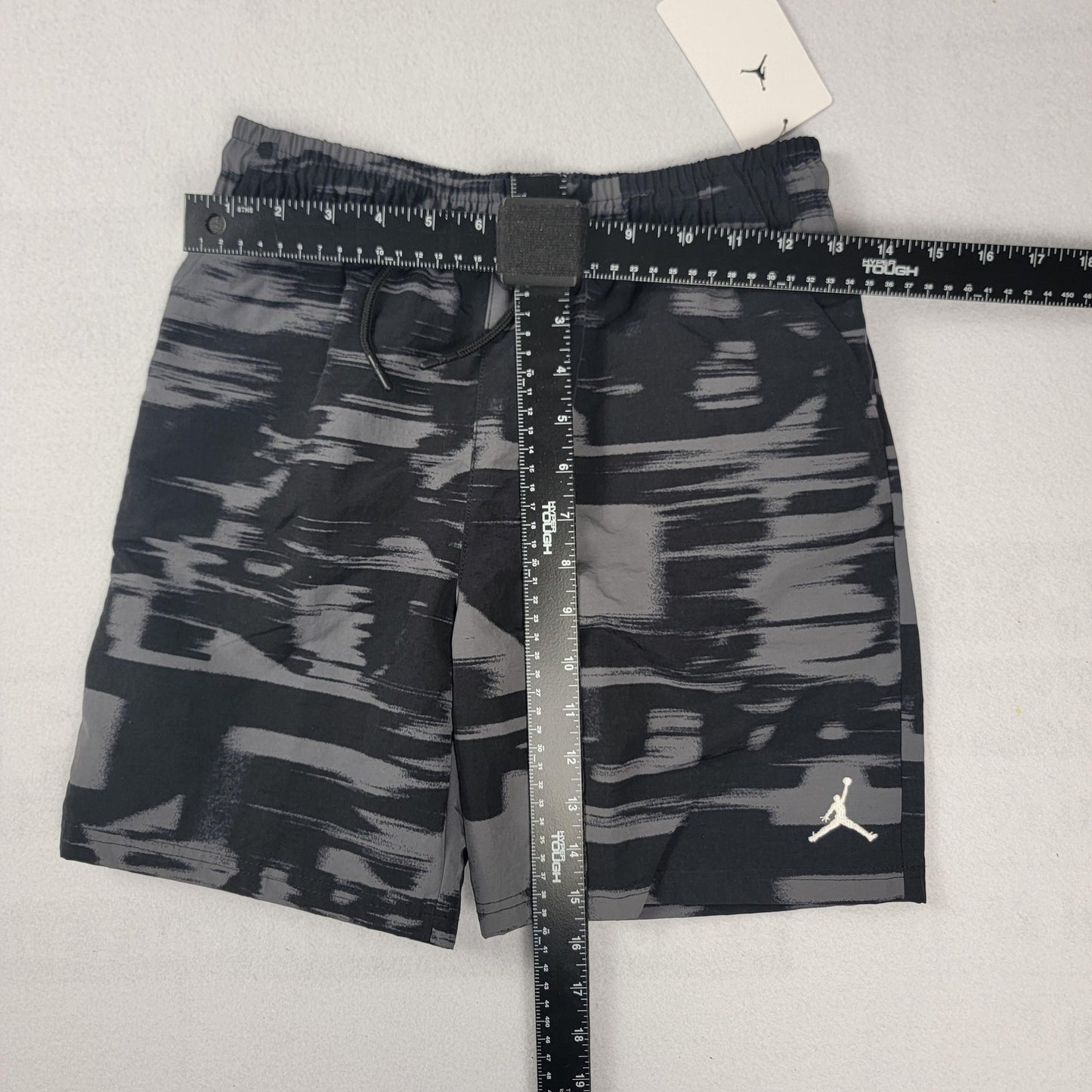 Jordan Shorts Boys Medium Black Gray Athletic Activewear Lightweight New Tag4