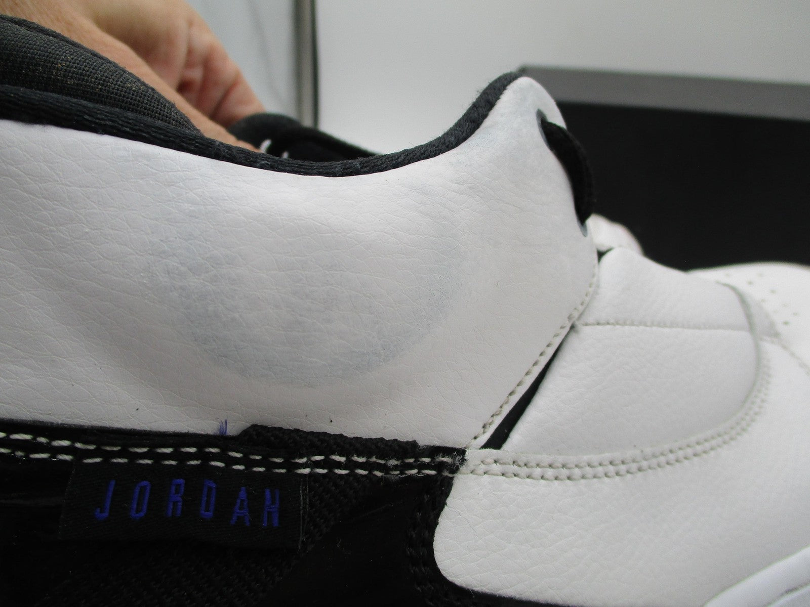 Air Jordan Fadeaway 'White Concord' Sz 11.5 Mid Basketball Shoes AO1329100 1H412