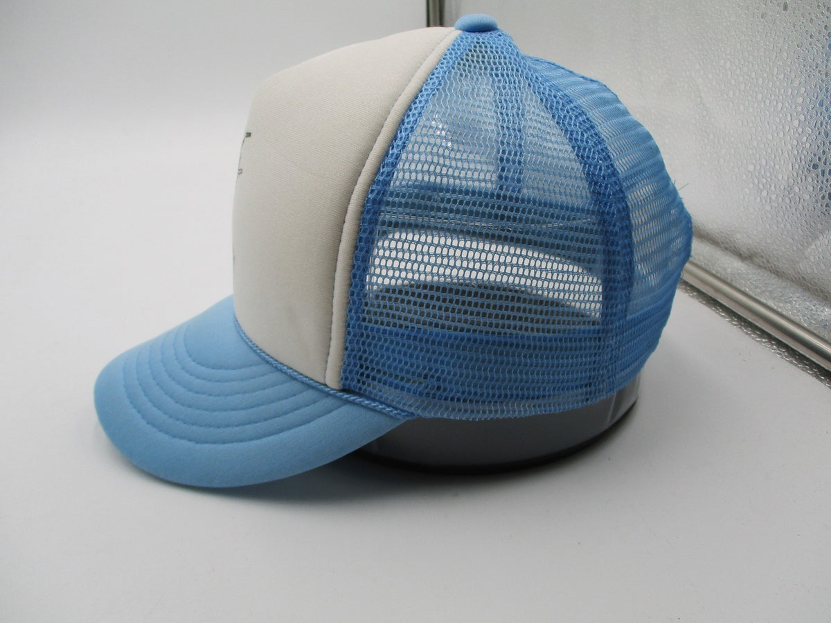 Roxy Hat Cap Snap Back Womens Adjustable Blue Pineapple Logo Trucker Surf Mesh4