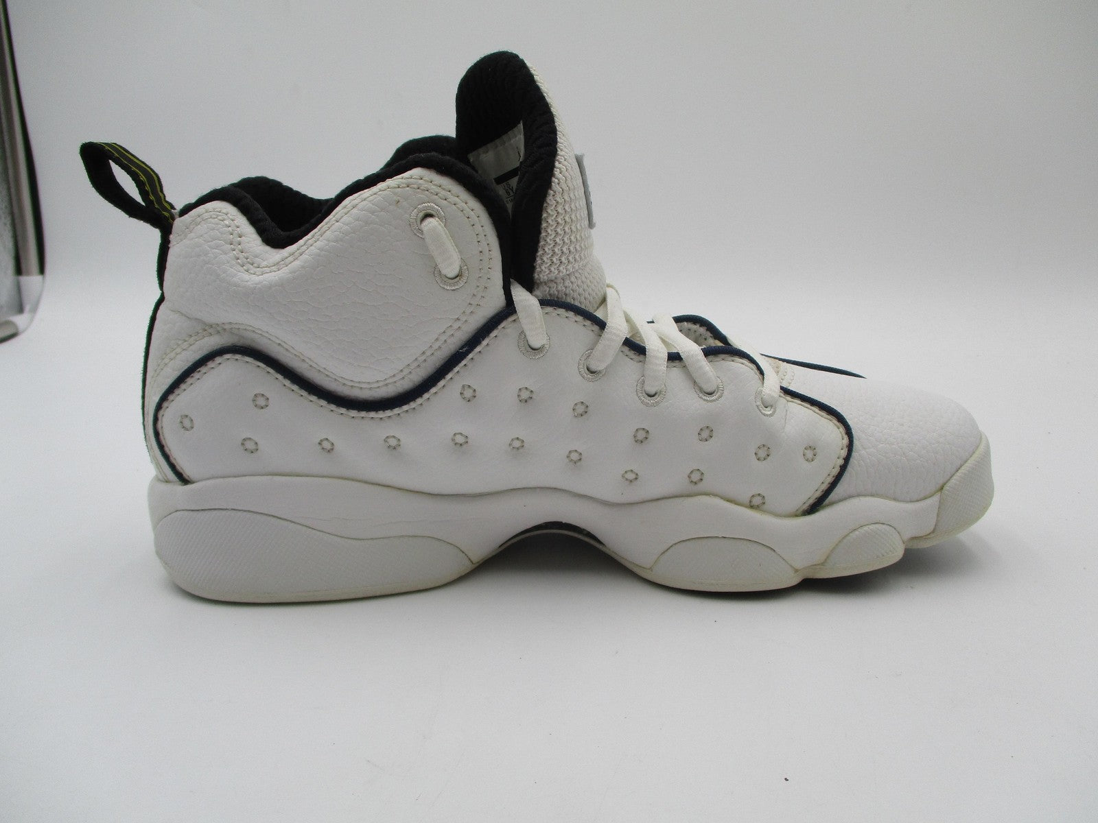 Jordan Jumpman Team 1 Shoes Youth 6Y White Navy Basketball Sneakers 820273-4176