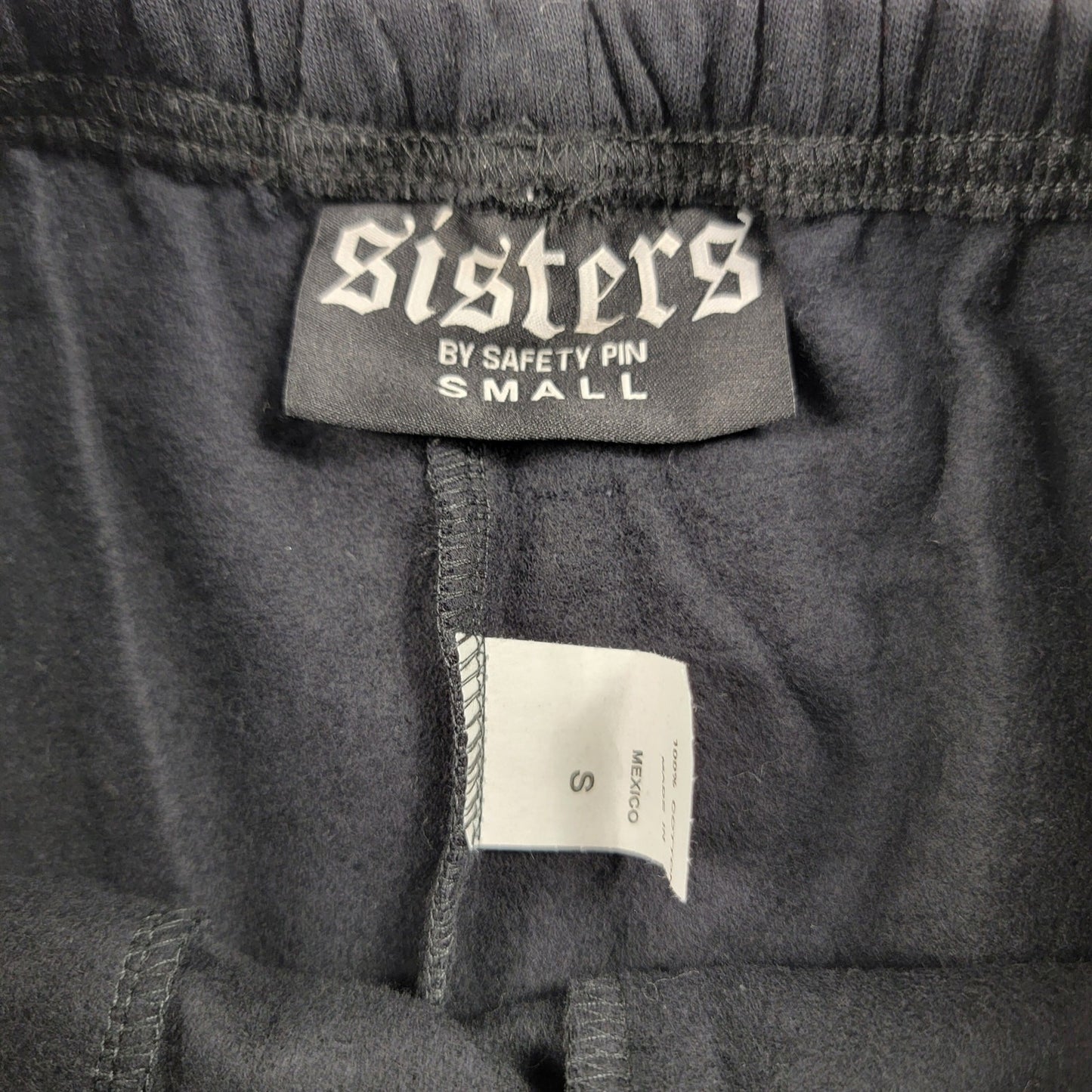 Sisters by Safety Pins 'Hermanas' Black Shorts  Size S2