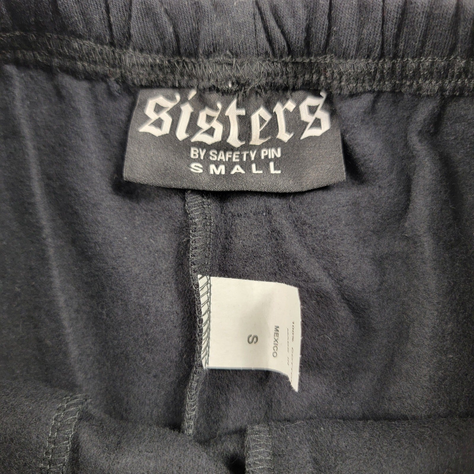 Sisters by Safety Pins 'Hermanas' Black Shorts  Size S2