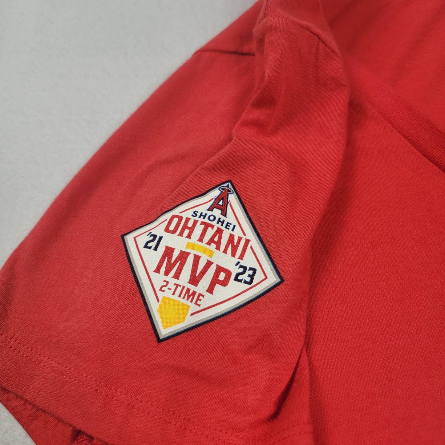 Los Angeles Angels Shirt Womens XL Red MLB Shohei Ohtani 2X MVP New Era 1021235