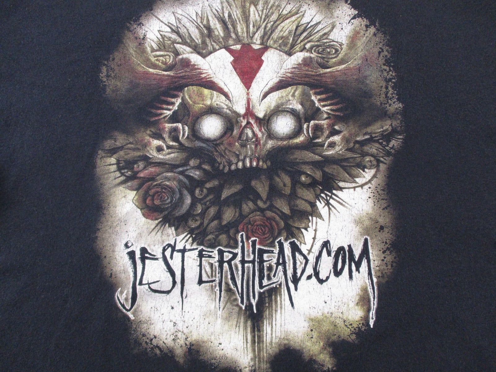 In Flames Shirt Mens XL Black Skull Graphic Metal Band Tee2
