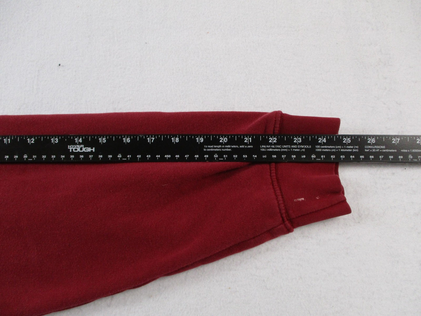 Nike Sweatshirt Mens Large Red Fleece Pullover Crewneck Small Swoosh Logo 162010