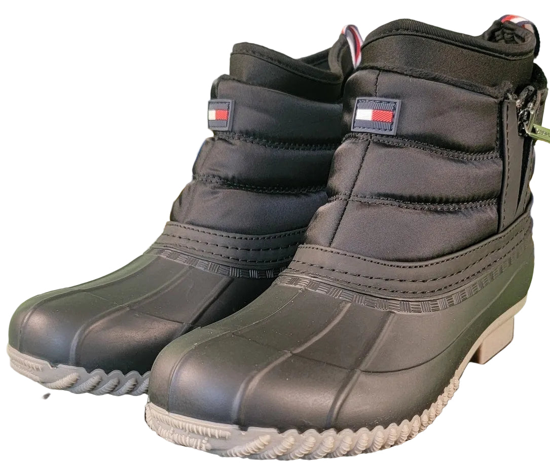 Tommy Hilfiger Womens Roana Black Winter & Snow Boots 7 Med0