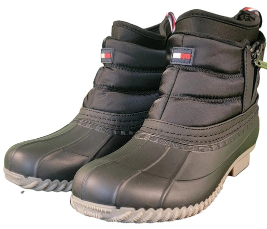 Tommy Hilfiger Womens Roana Black Winter & Snow Boots 7 Med0