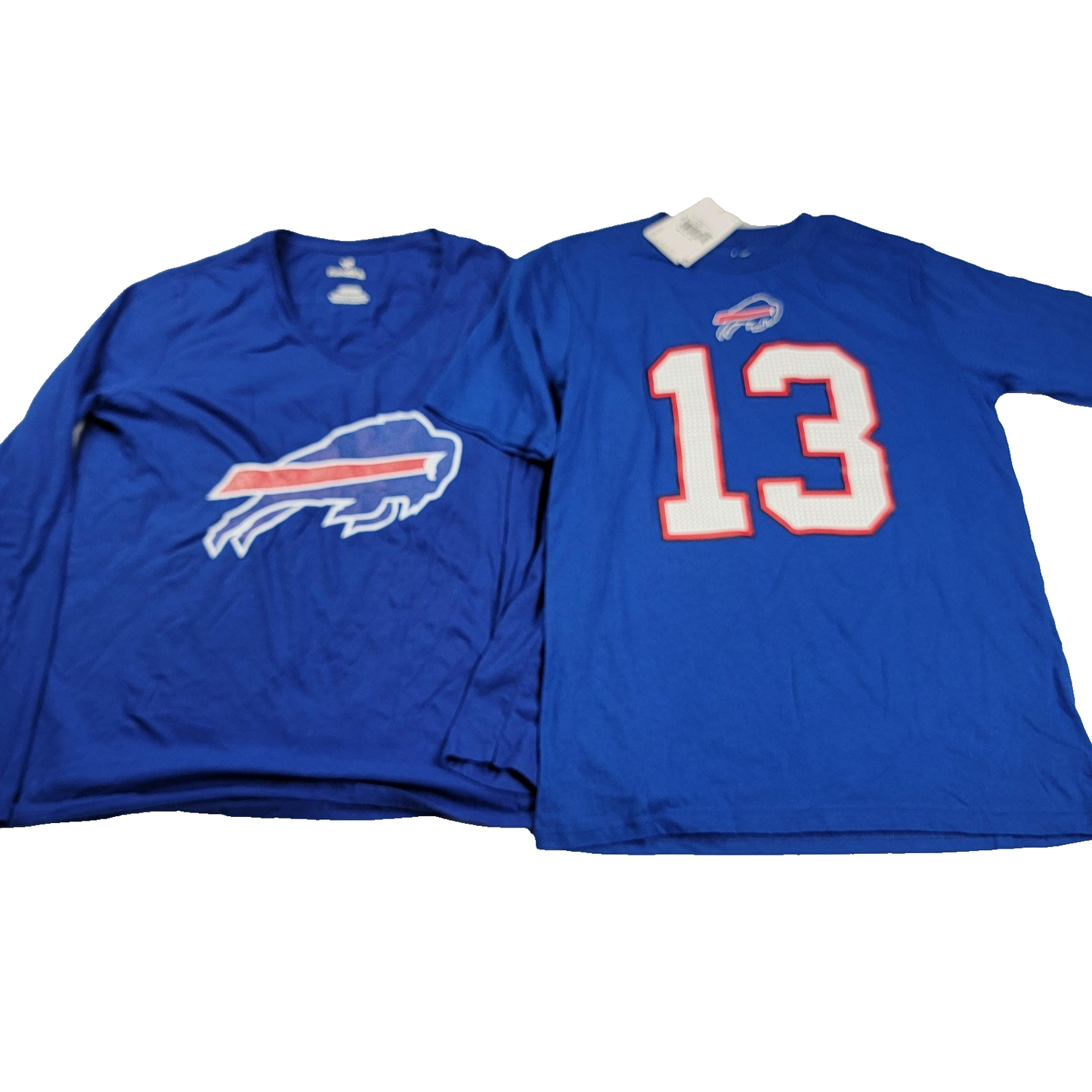 Buffalo Bills Shirts 2pk Womens XL Youth XL Blue NFL Football Davis 13 Nike 11310