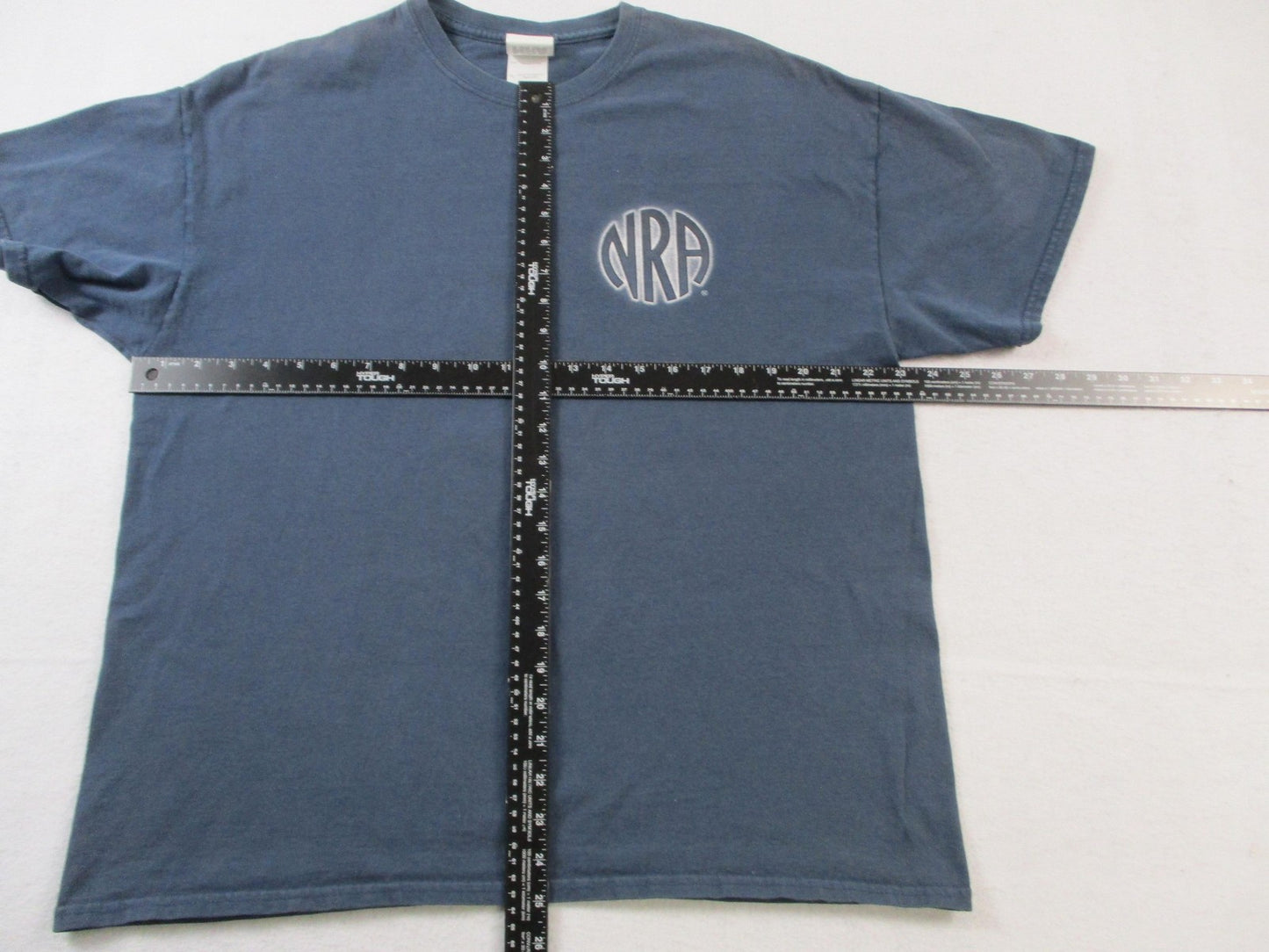 NRA Shirt Mens XL Blue Second Amendment Eagle Graphic Patriotic USA Tee 15675