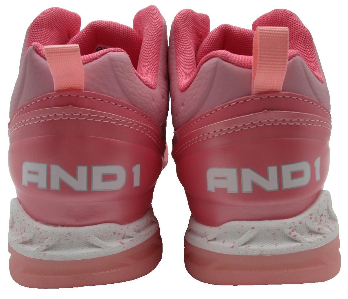 AND1 Shoes Kids Size 5 Pink Mid Top Basketball Sneakers Athletic GGA143GX001 1S15