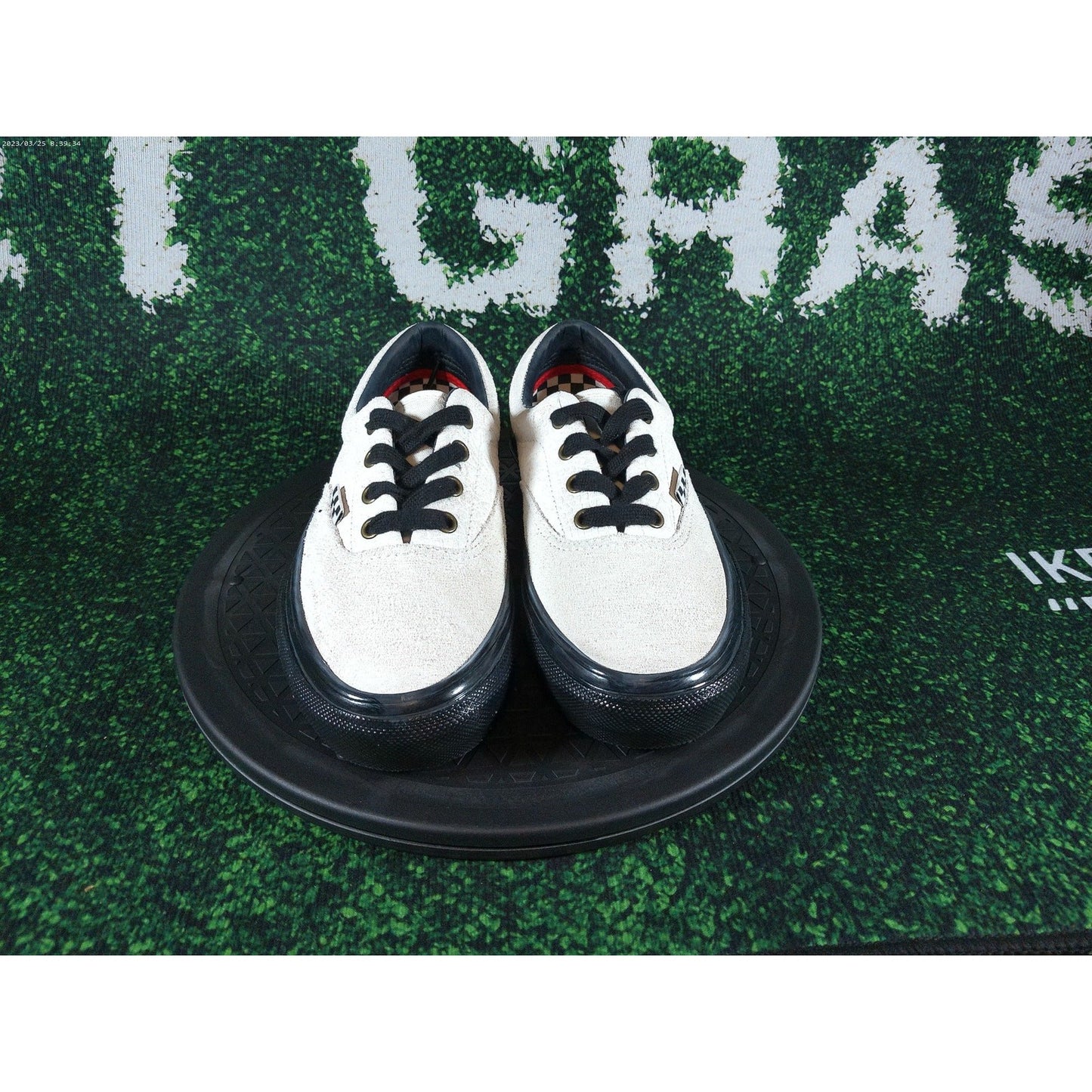 Vans Breana Geering x Era 'Marshmallow Black' Sz 5.5 VN0A5FC93LB