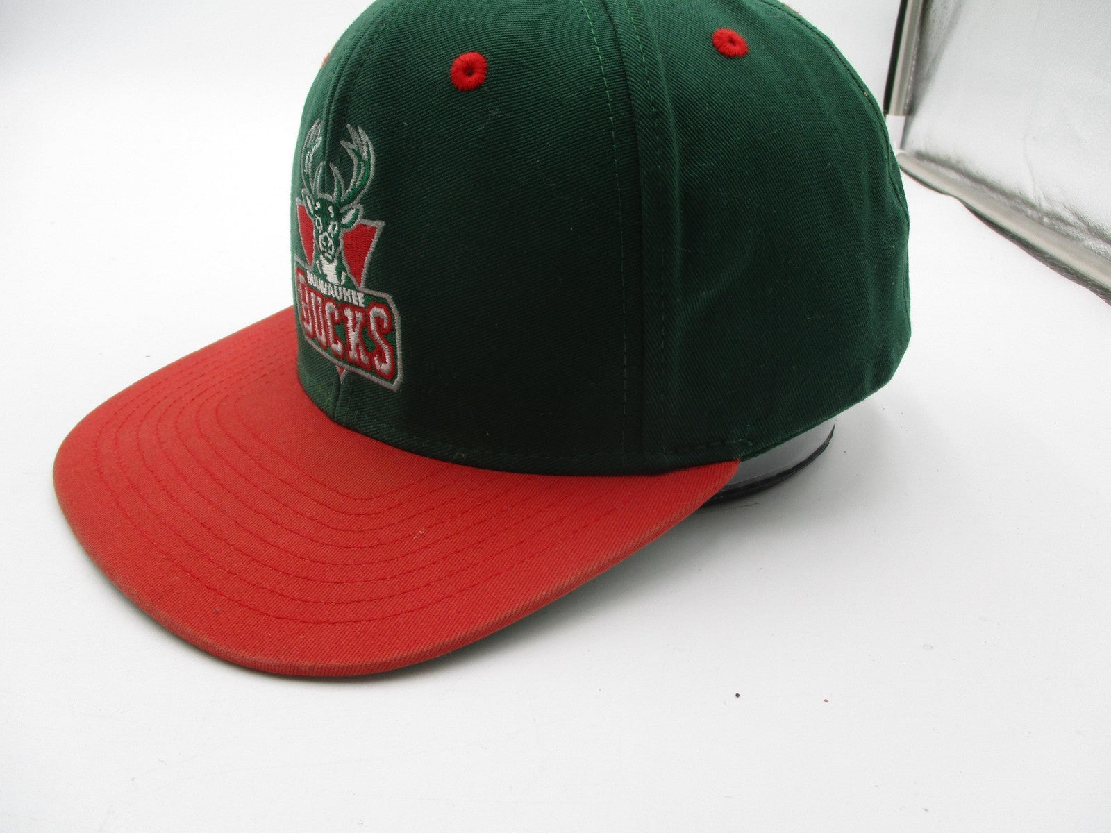 Milwaukee Bucks Hat Cap Snap Back One Size Green NBA Basketball Mens Adidas3