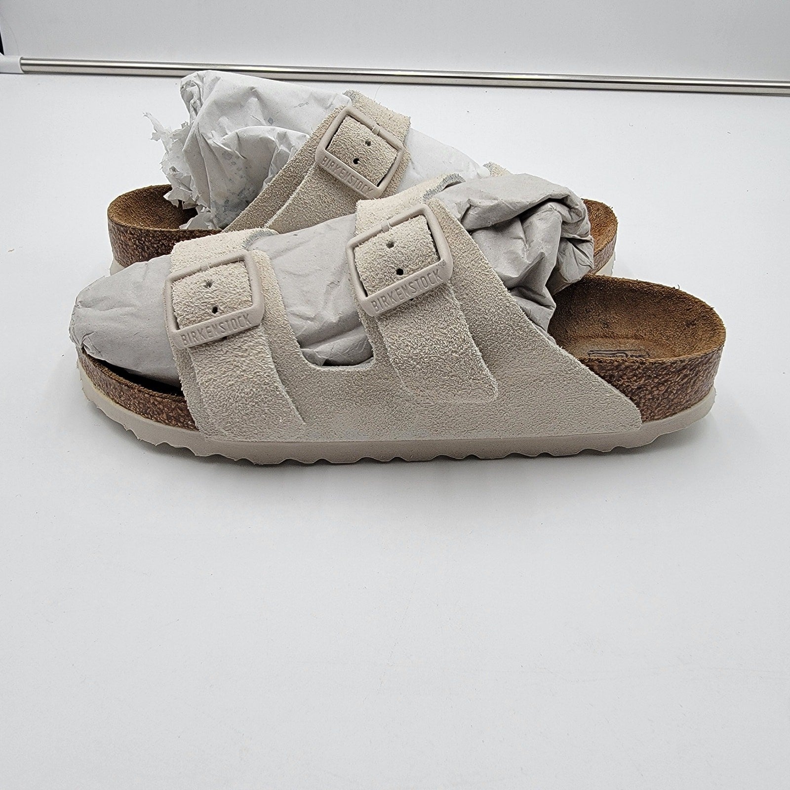 Birkenstock Arizona BS White Wmn Sz 5 1024952 Narrow Fit0