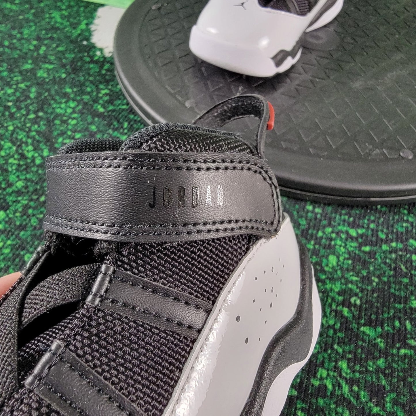 Nike Jordan 6 Rings TD Baby Toddler Shoes 8C Black Red White Infant Sneakers2