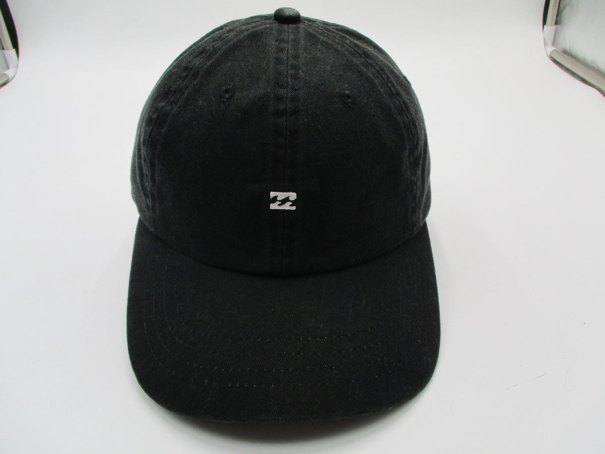 Billabong Hat Cap Strap Back Mens One Size Black Twill Logo Baseball Dad2