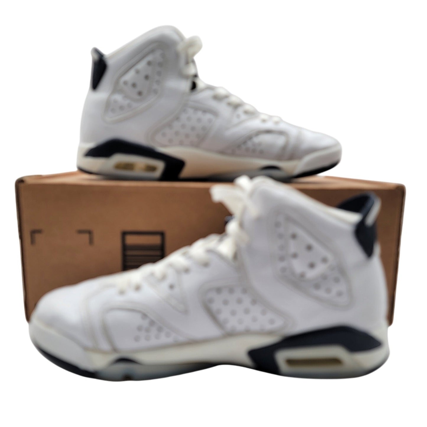Air Jordan 6 Retro GS 'Midnight Navy' 2022 Sz 6Y/7.5W 384665-141