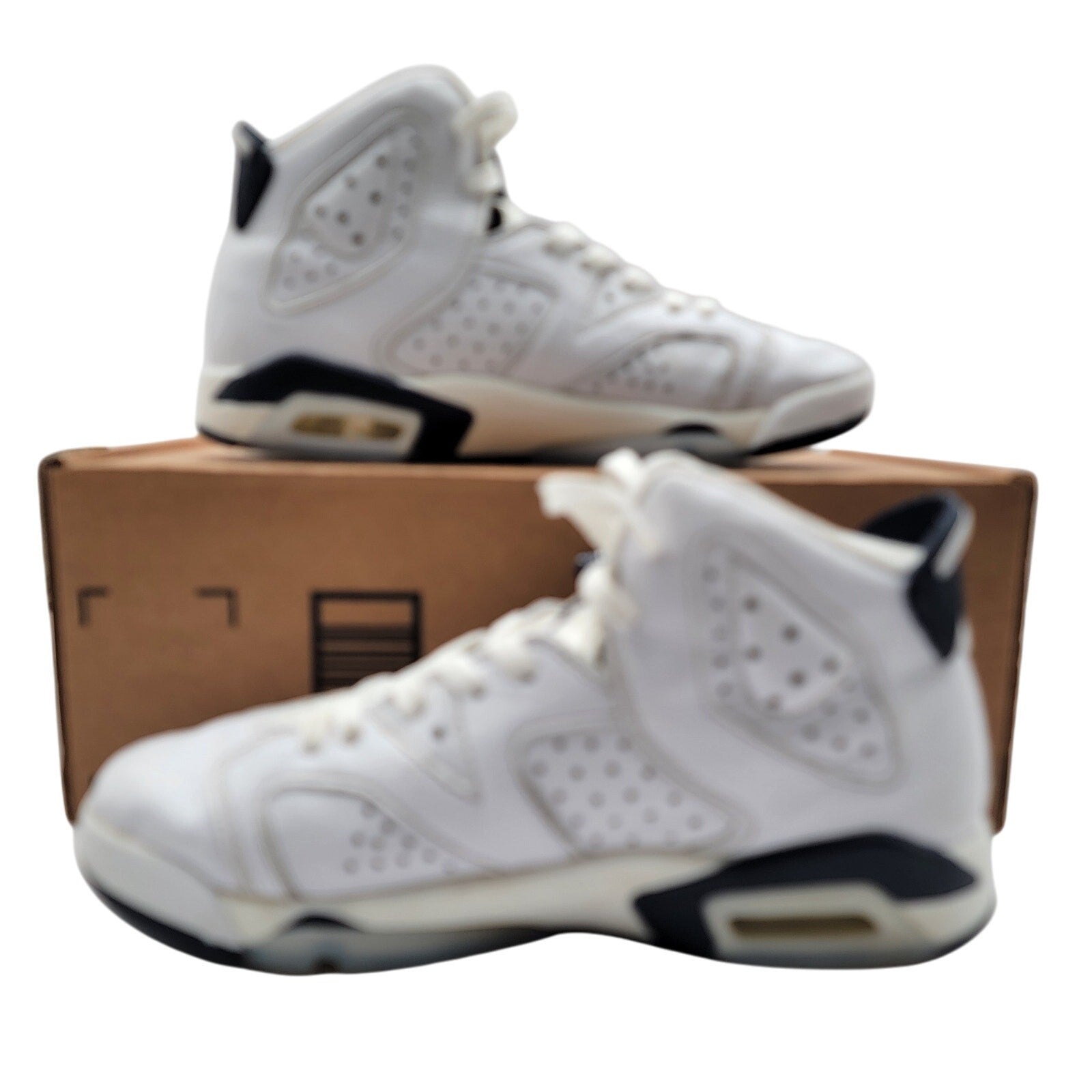 Air Jordan 6 Retro GS 'Midnight Navy' 2022 Sz 6Y/7.5W 384665-141