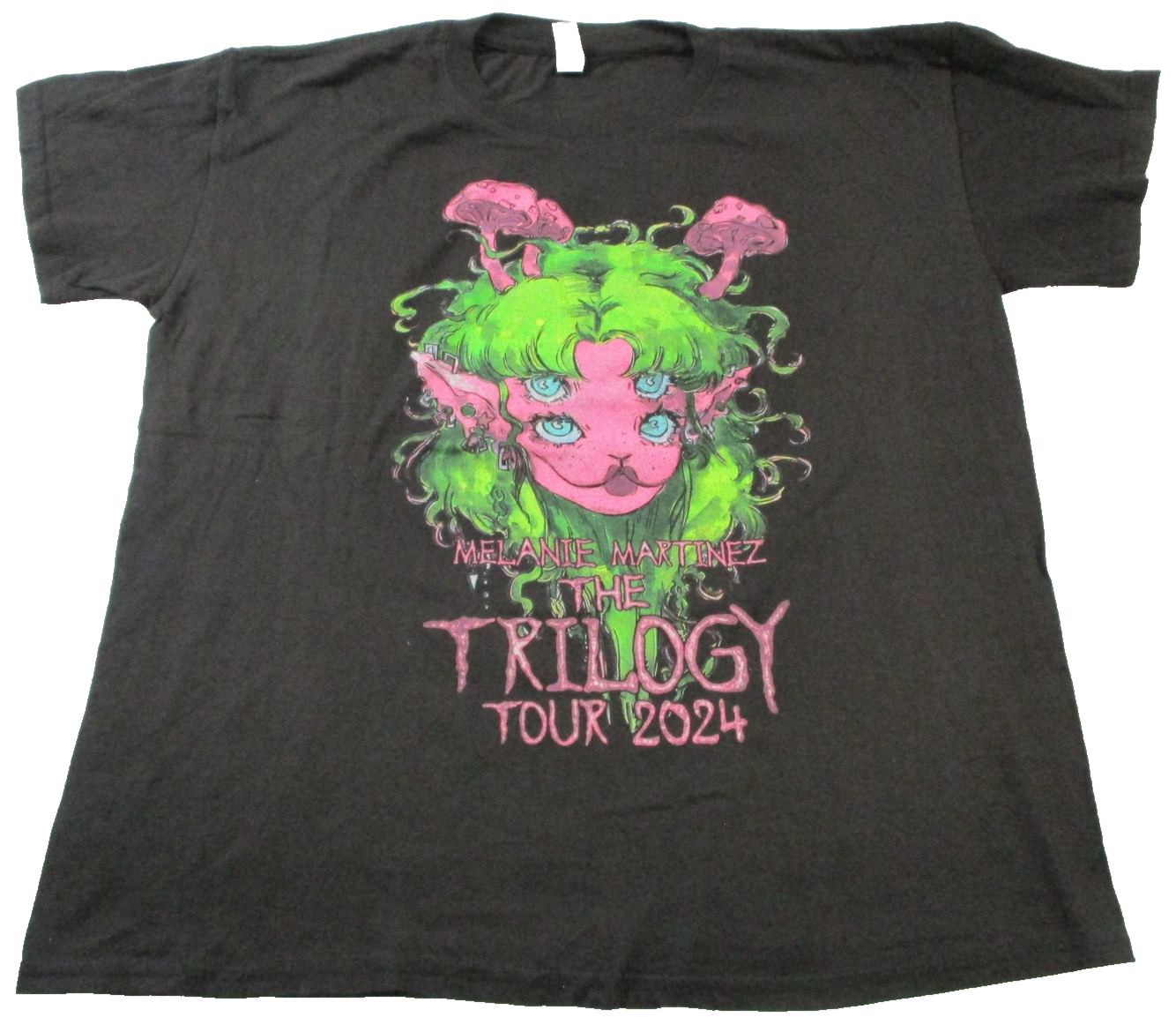 Melanie Martinez The Trilogy Tour 2024 Concert Tee Small Black 100% Cotton 15410