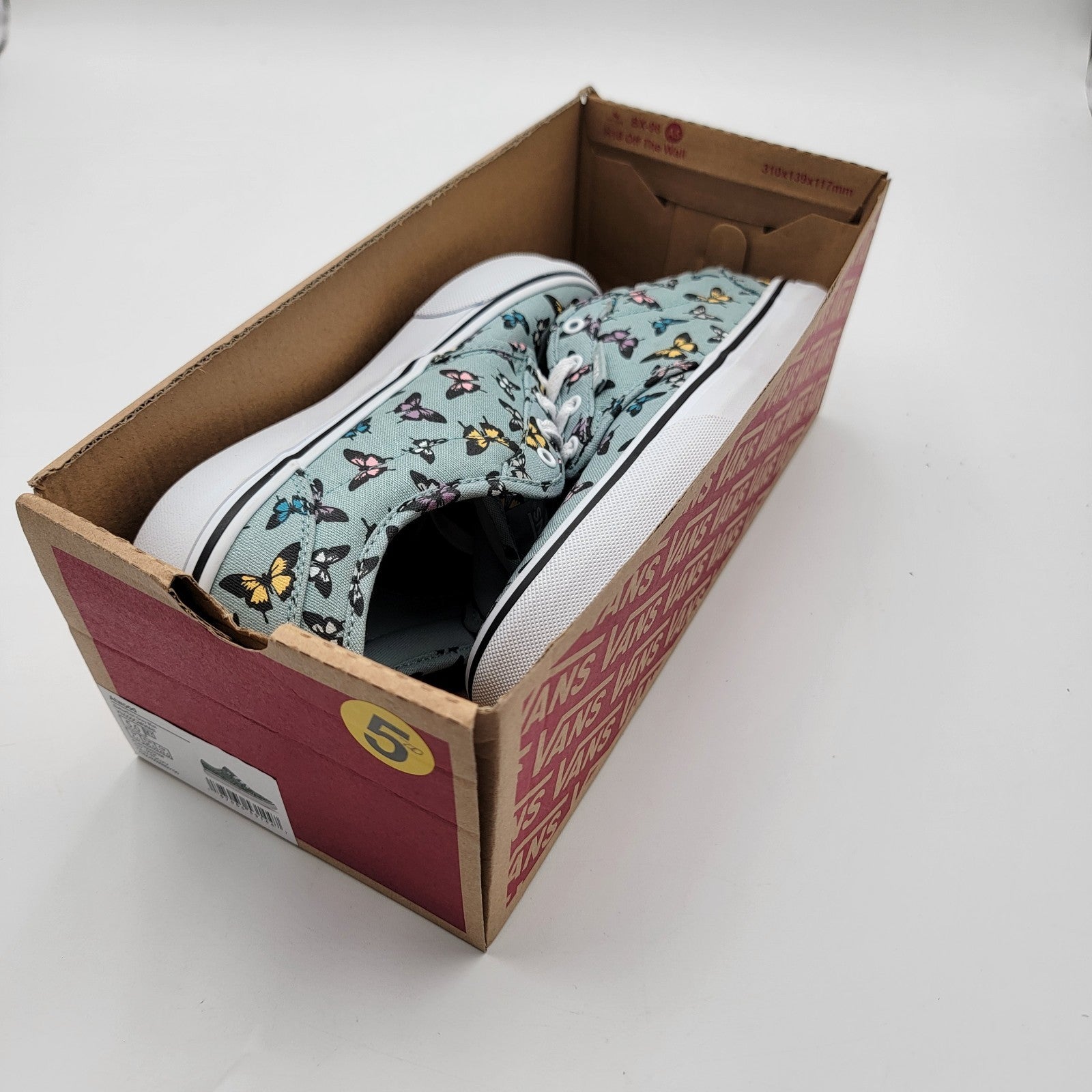 Vans Premium Atwood Lace Up Sneakers Missy Sz 5 VN000CM9M8I Butterfly Pattern7